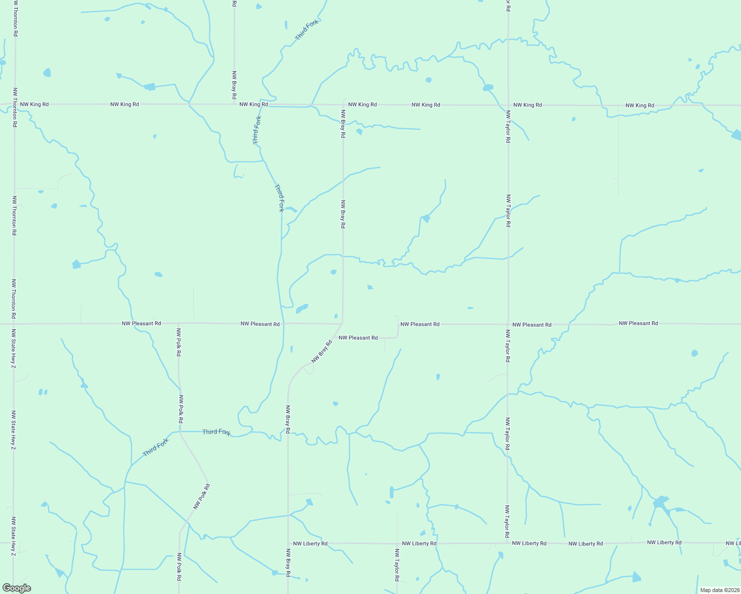 map of restaurants, bars, coffee shops, grocery stores, and more near 11001 Northwest Pleasant Road in Union Star