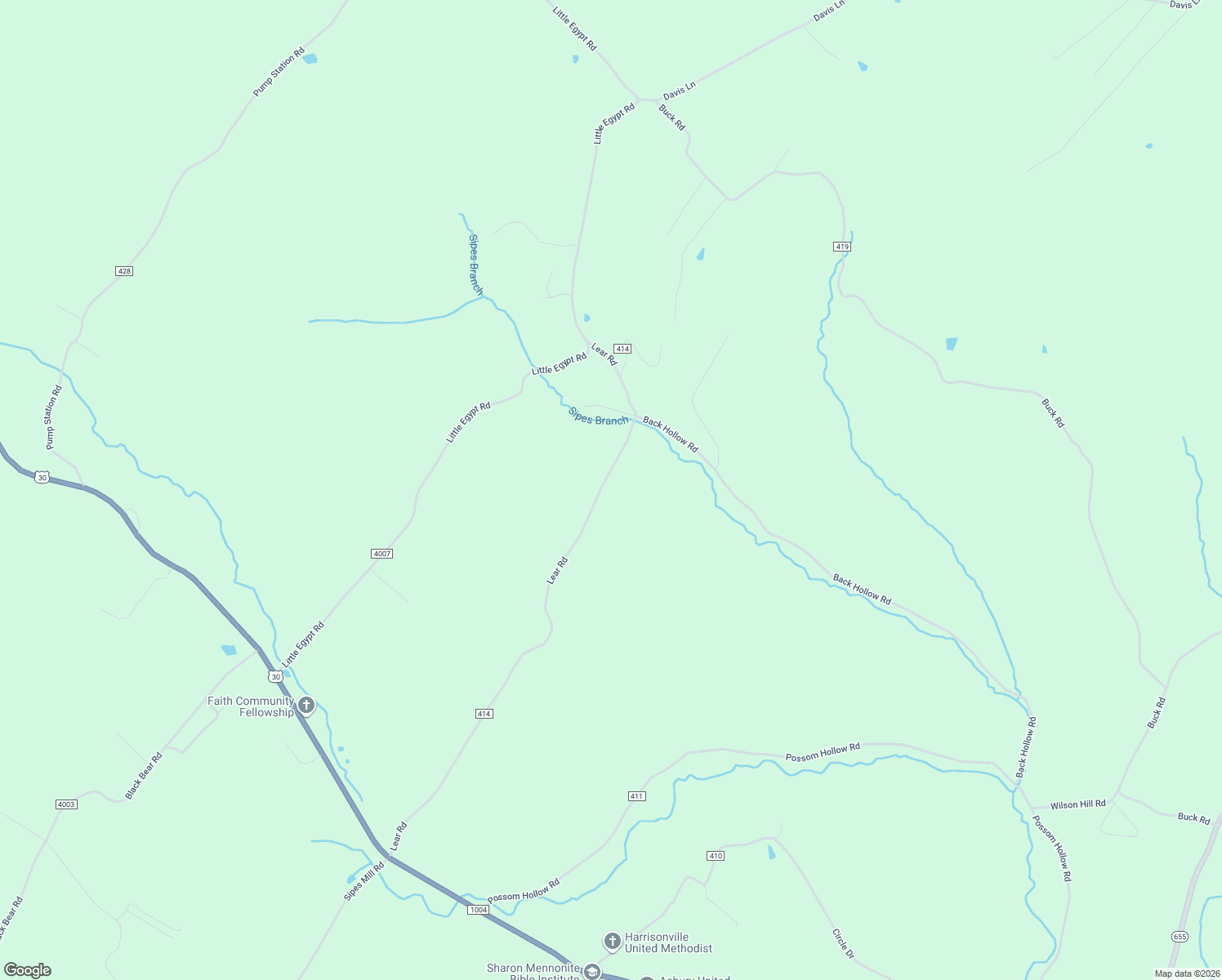 map of restaurants, bars, coffee shops, grocery stores, and more near 1288 Lear Road in Harrisonville