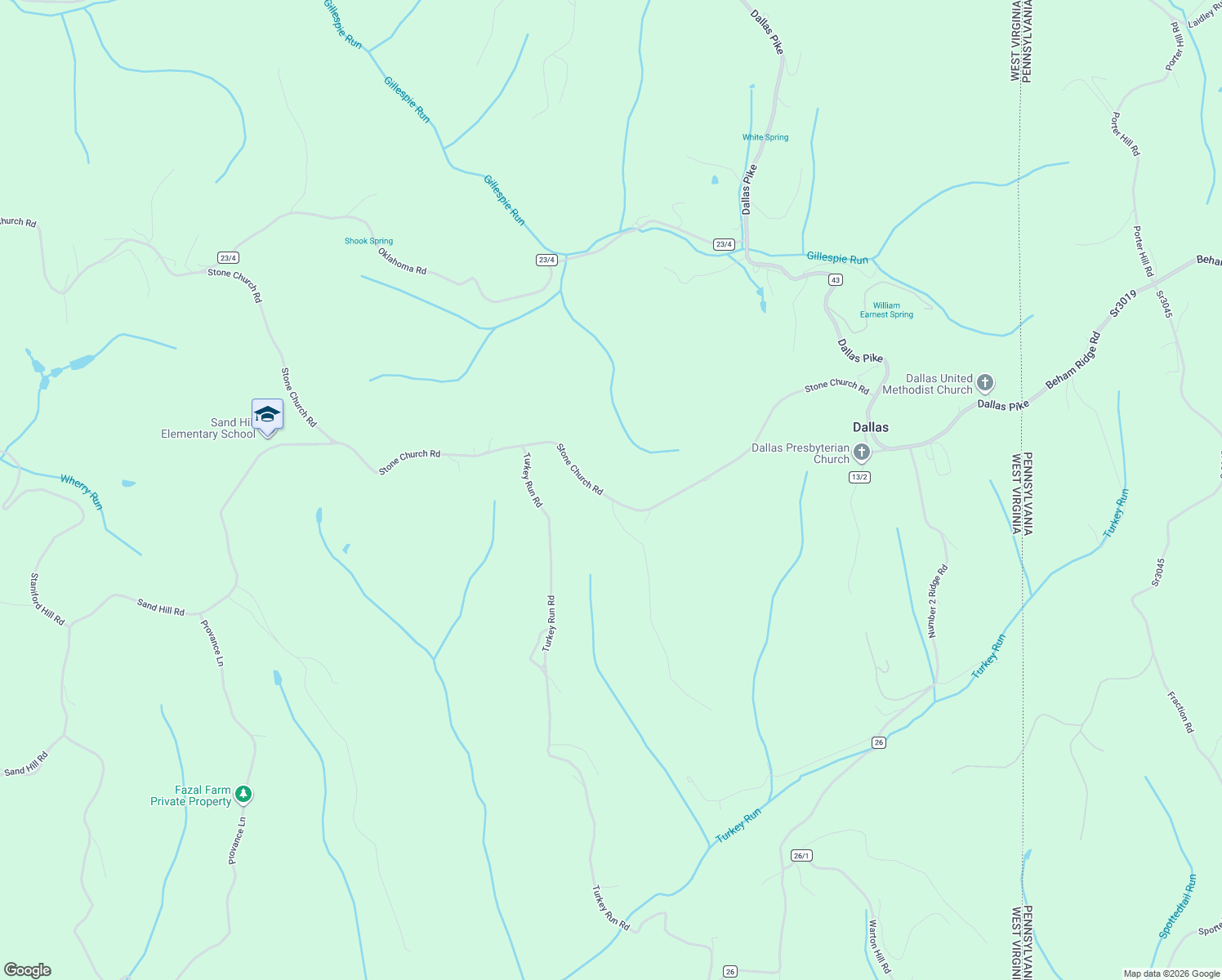 map of restaurants, bars, coffee shops, grocery stores, and more near 4301-4399 Limestone and Dallas Road in Marshall