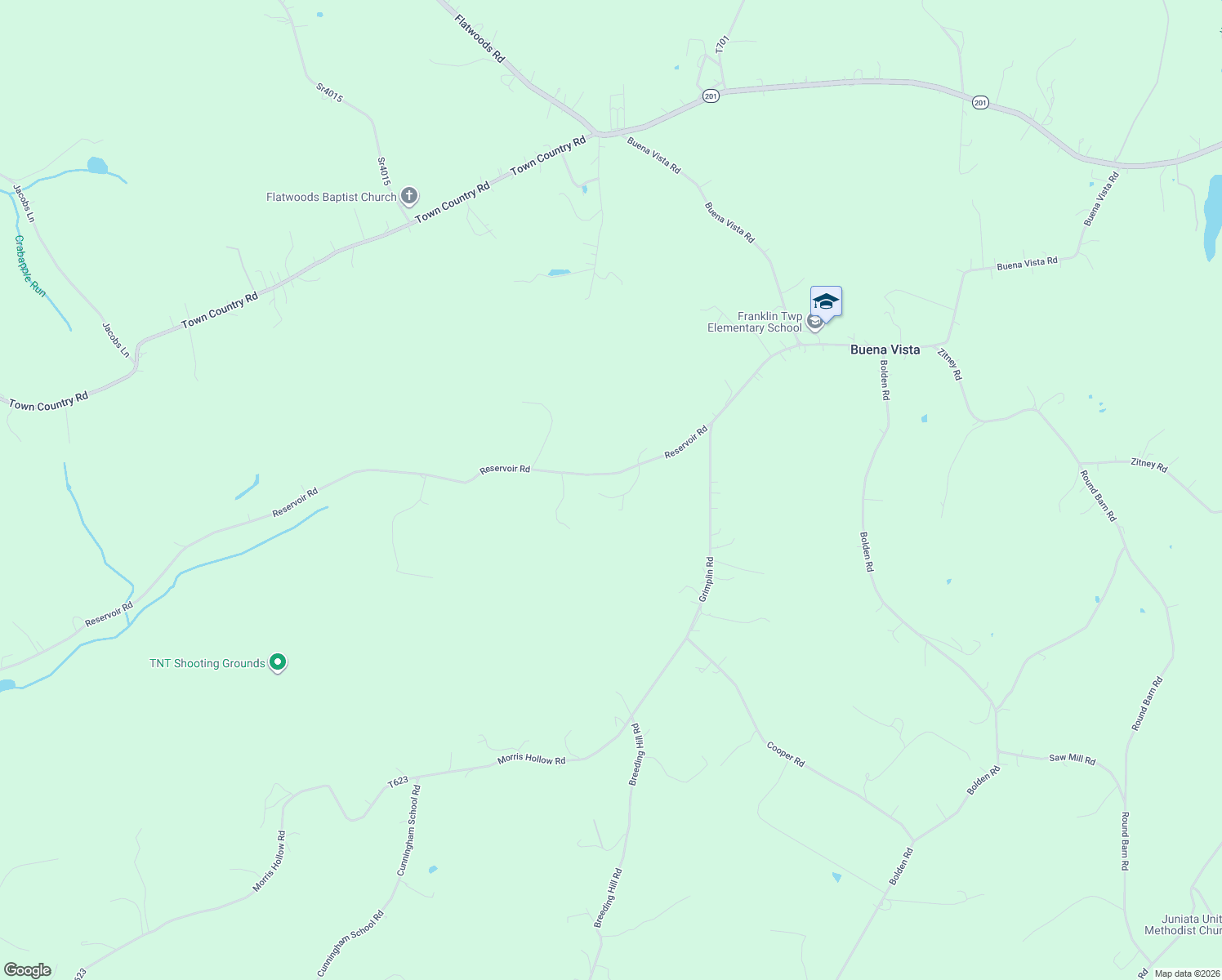 map of restaurants, bars, coffee shops, grocery stores, and more near 518 Reservoir Road in Vanderbilt