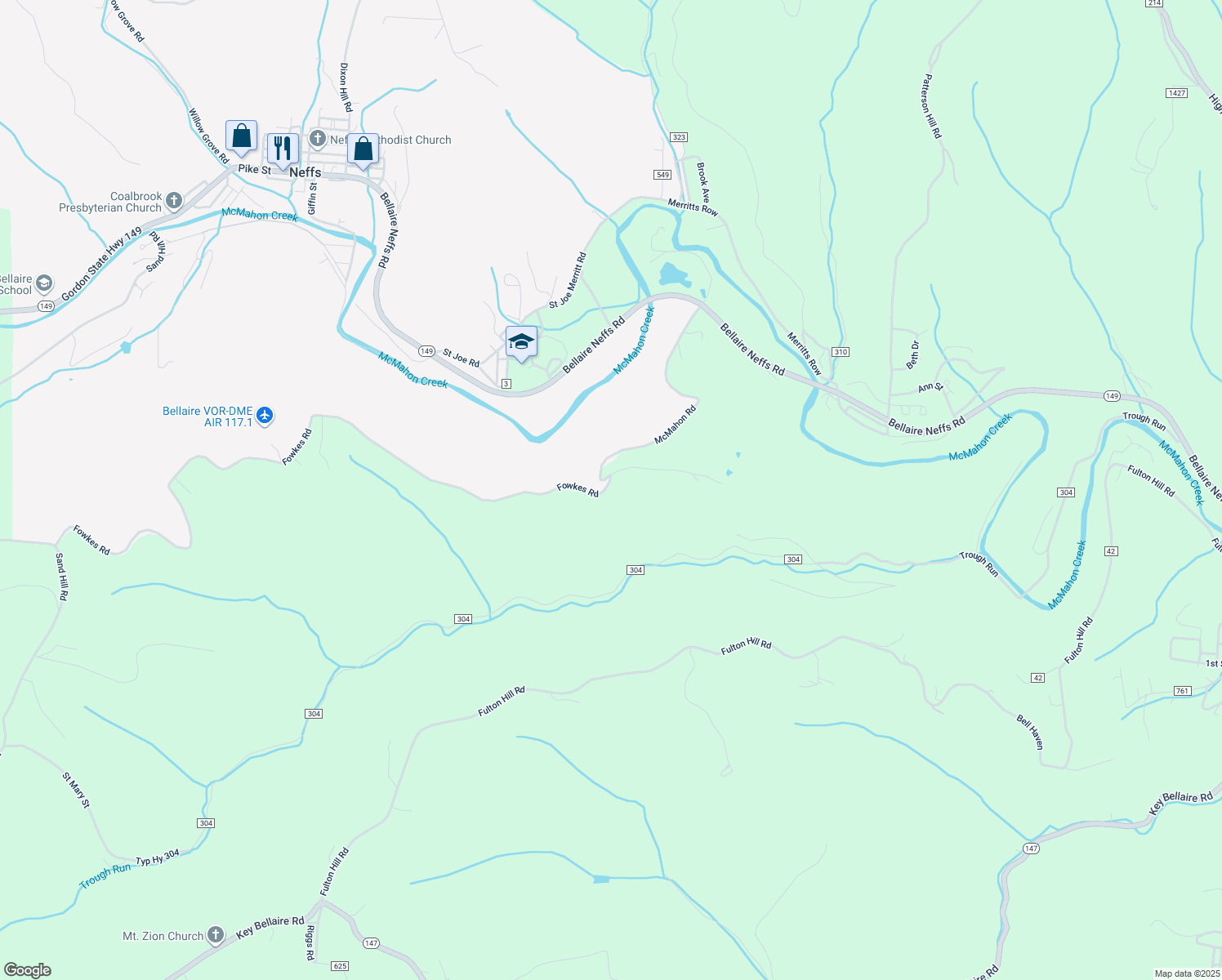 map of restaurants, bars, coffee shops, grocery stores, and more near in Bellaire