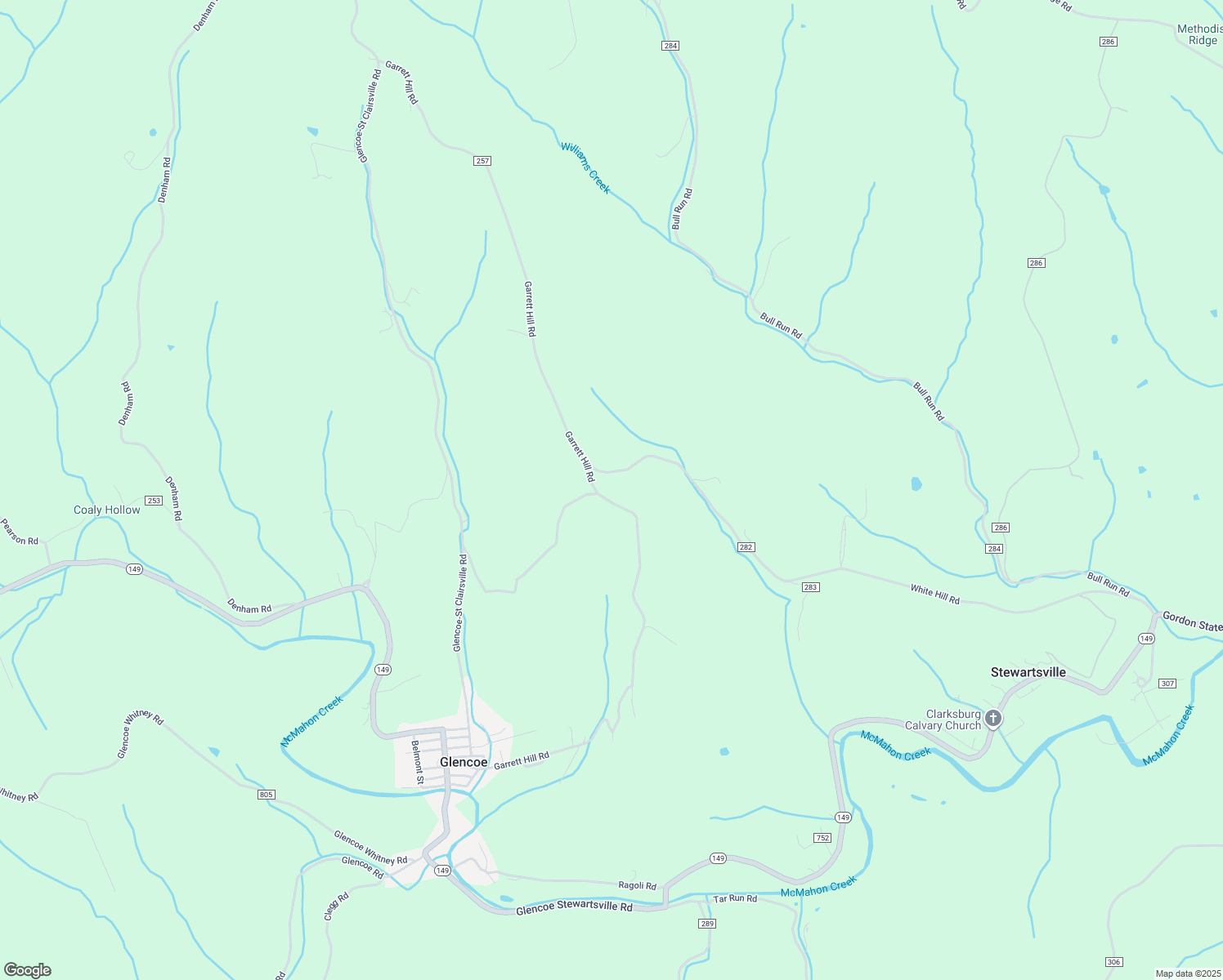 map of restaurants, bars, coffee shops, grocery stores, and more near 64685 Garrett Hill Road in Saint Clairsville