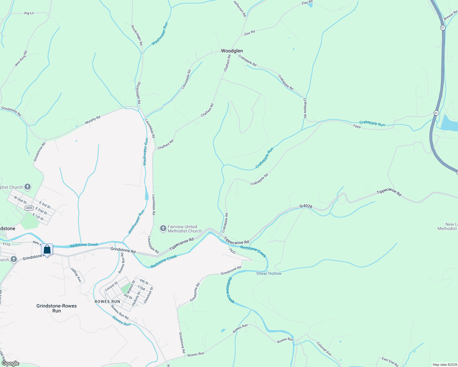 map of restaurants, bars, coffee shops, grocery stores, and more near 377 Crabapple Road in Smock