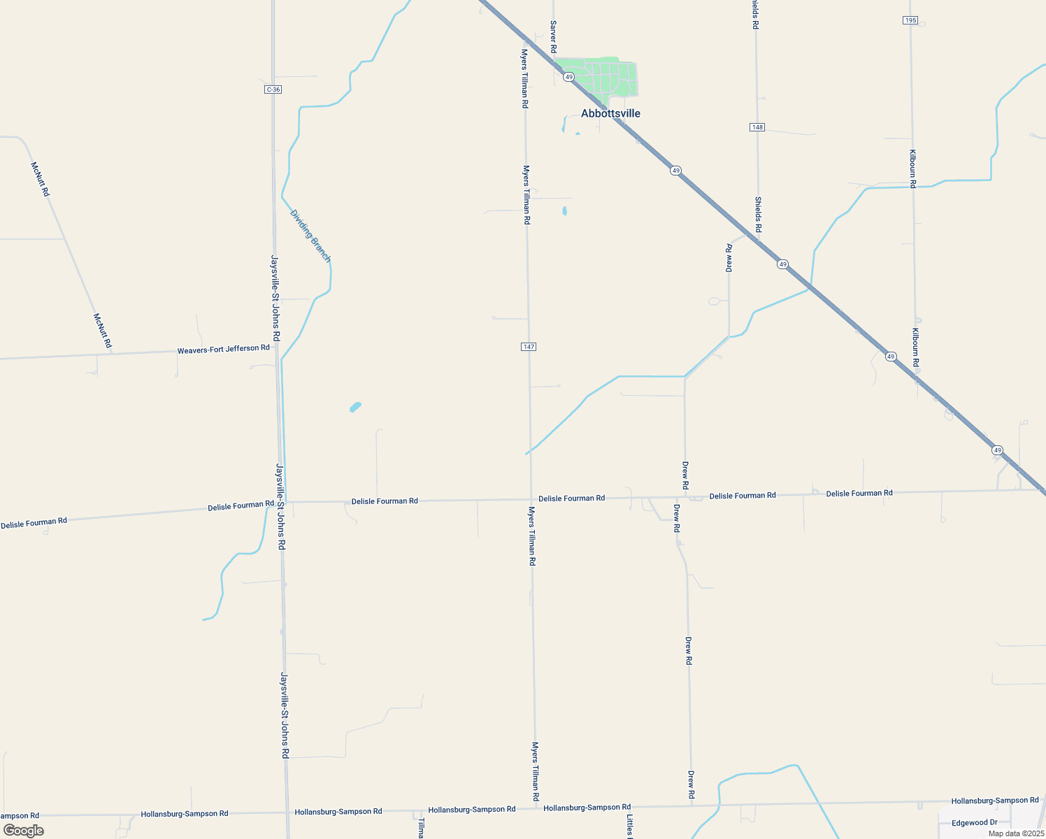 map of restaurants, bars, coffee shops, grocery stores, and more near 3630 Myers Tillman Rd in Arcanum