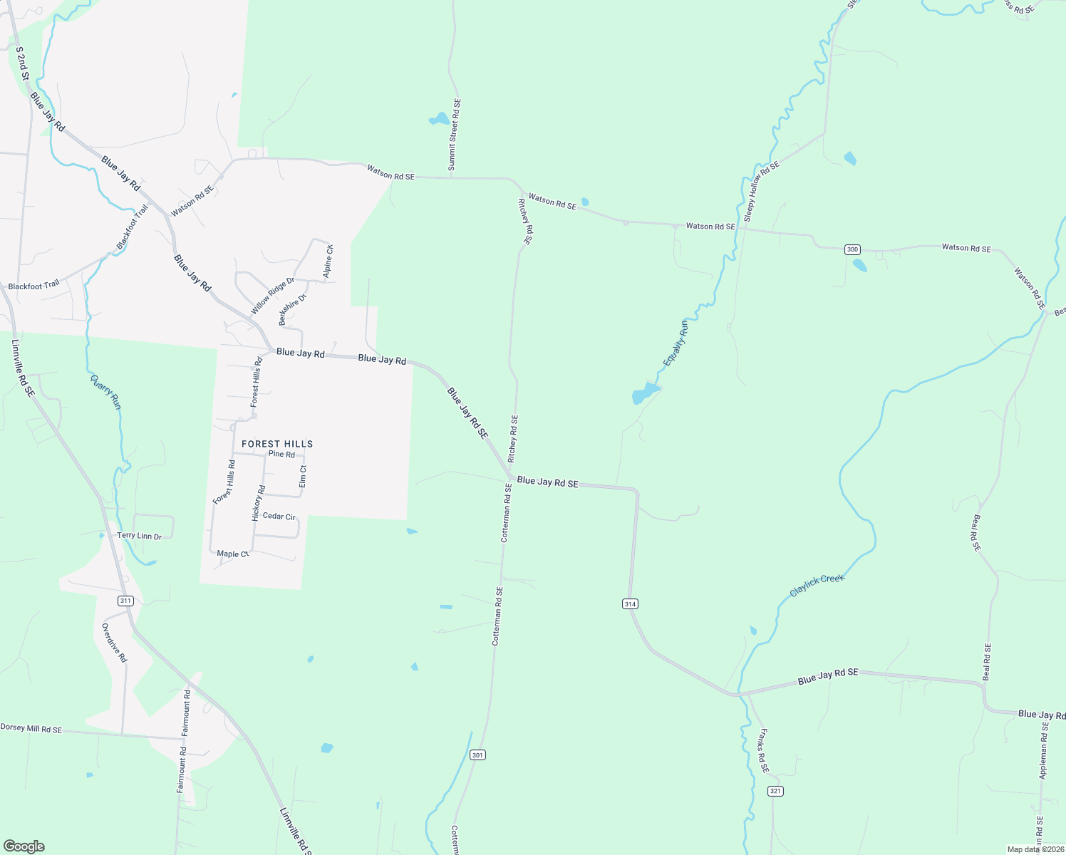 map of restaurants, bars, coffee shops, grocery stores, and more near 3287 Ritchey Road Southeast in Newark