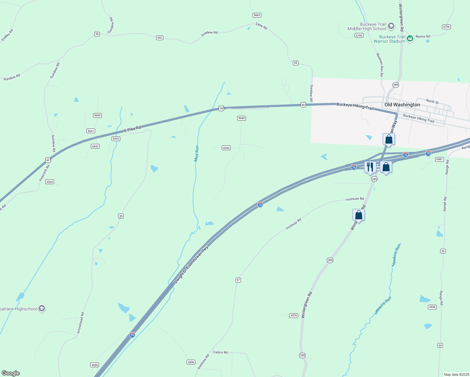 map of restaurants, bars, coffee shops, grocery stores, and more near 64154 Slade Road in Cambridge