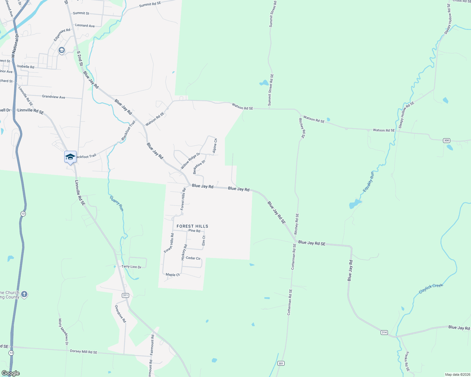 map of restaurants, bars, coffee shops, grocery stores, and more near 1921 Blue Jay Rd in Heath