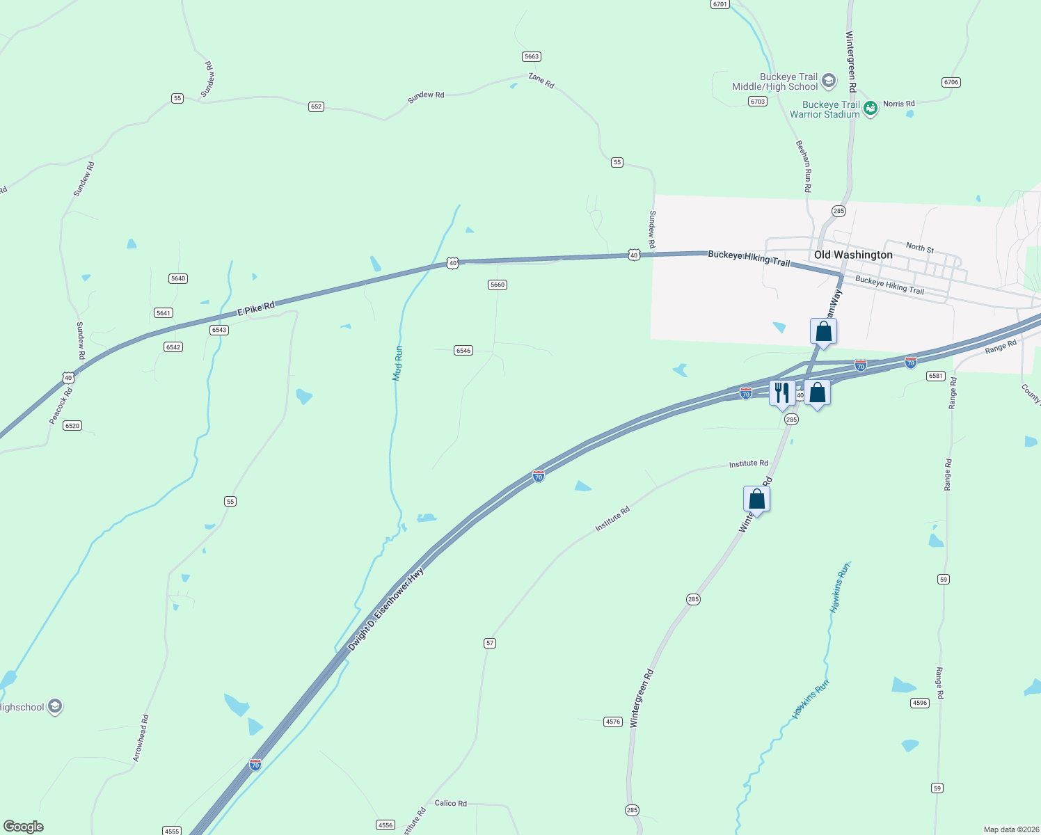 map of restaurants, bars, coffee shops, grocery stores, and more near 64154 Slade Road in Cambridge