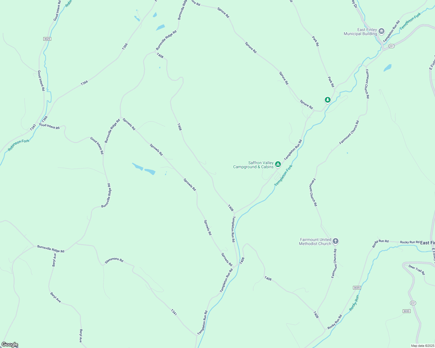 map of restaurants, bars, coffee shops, grocery stores, and more near 68 Hickory Road in Claysville
