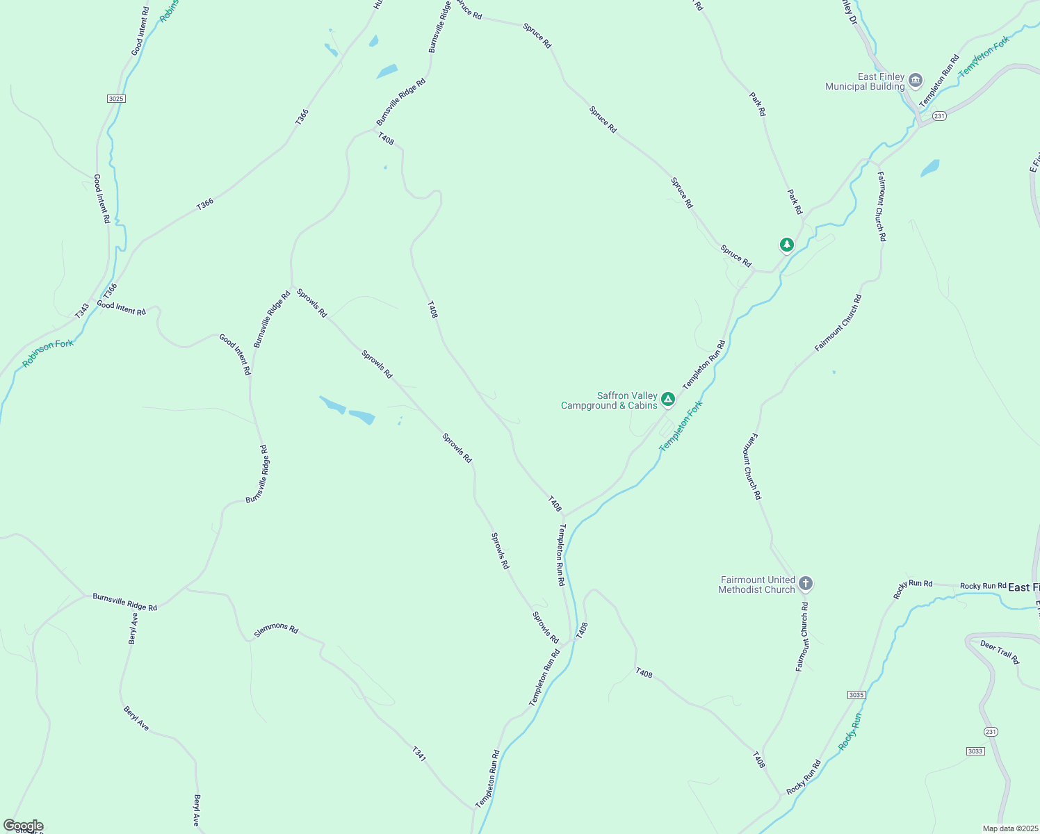 map of restaurants, bars, coffee shops, grocery stores, and more near 68 Hickory Road in Claysville