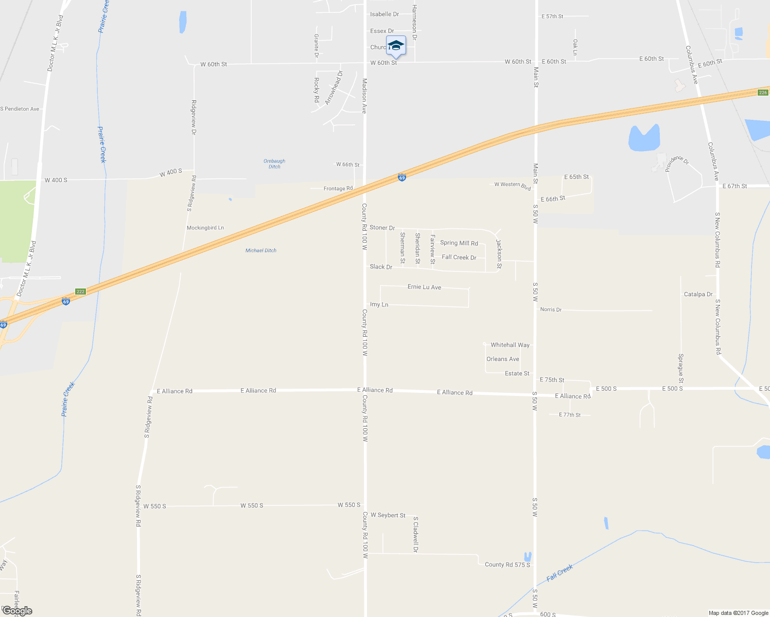 map of restaurants, bars, coffee shops, grocery stores, and more near 831 Imy Lane in Anderson