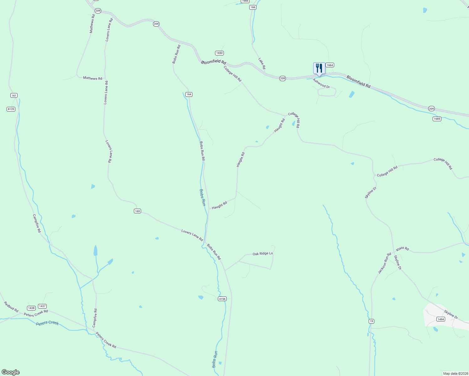 map of restaurants, bars, coffee shops, grocery stores, and more near 64545 Haught Road in Cambridge