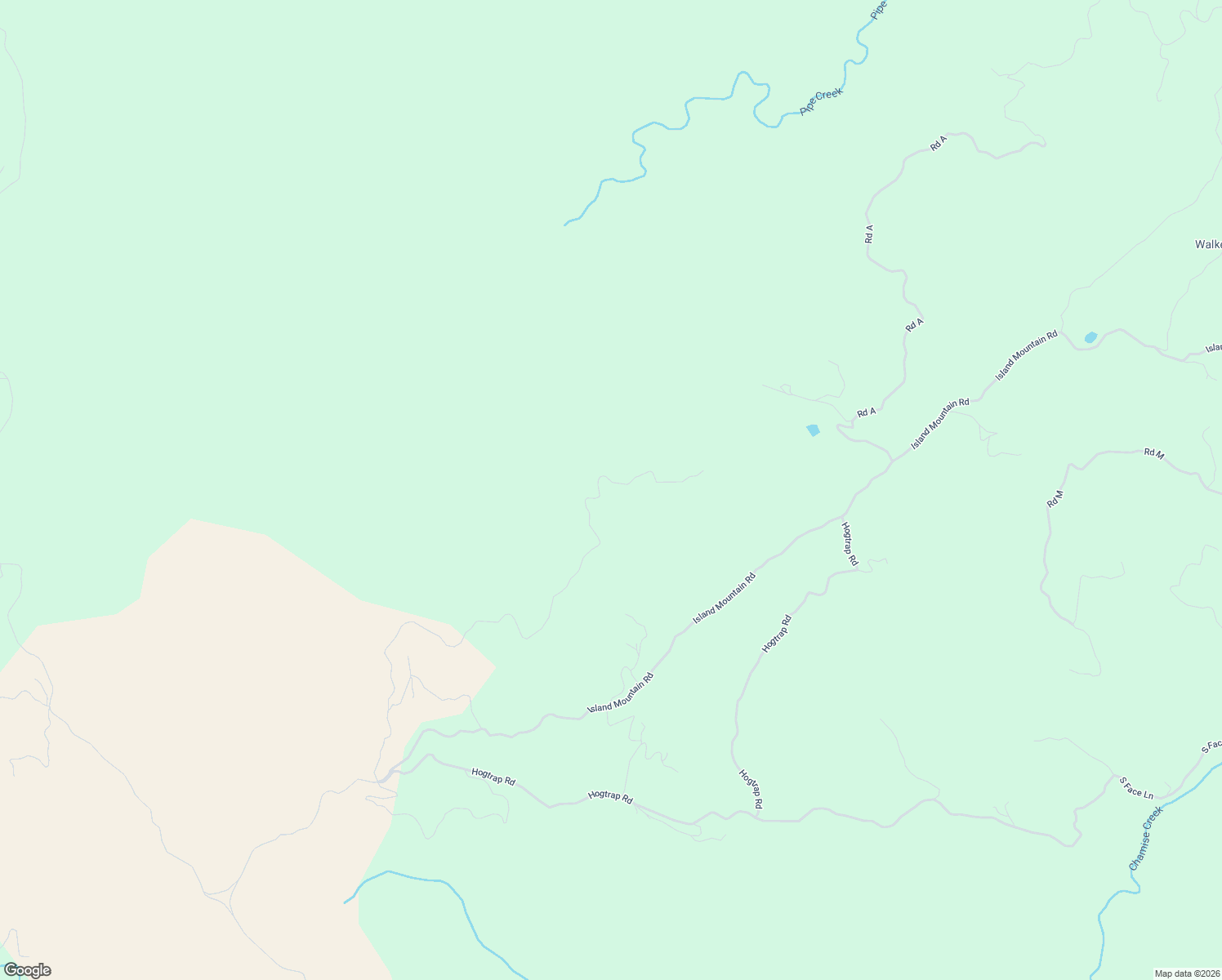 map of restaurants, bars, coffee shops, grocery stores, and more near 1800 Road A in Garberville