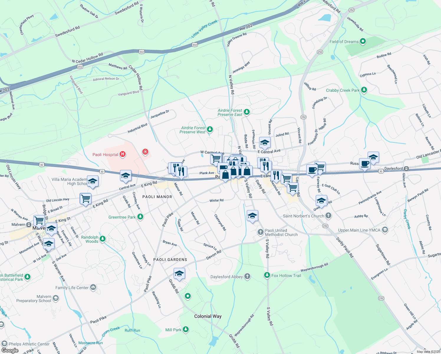 17 Village Square, Paoli PA Walk Score