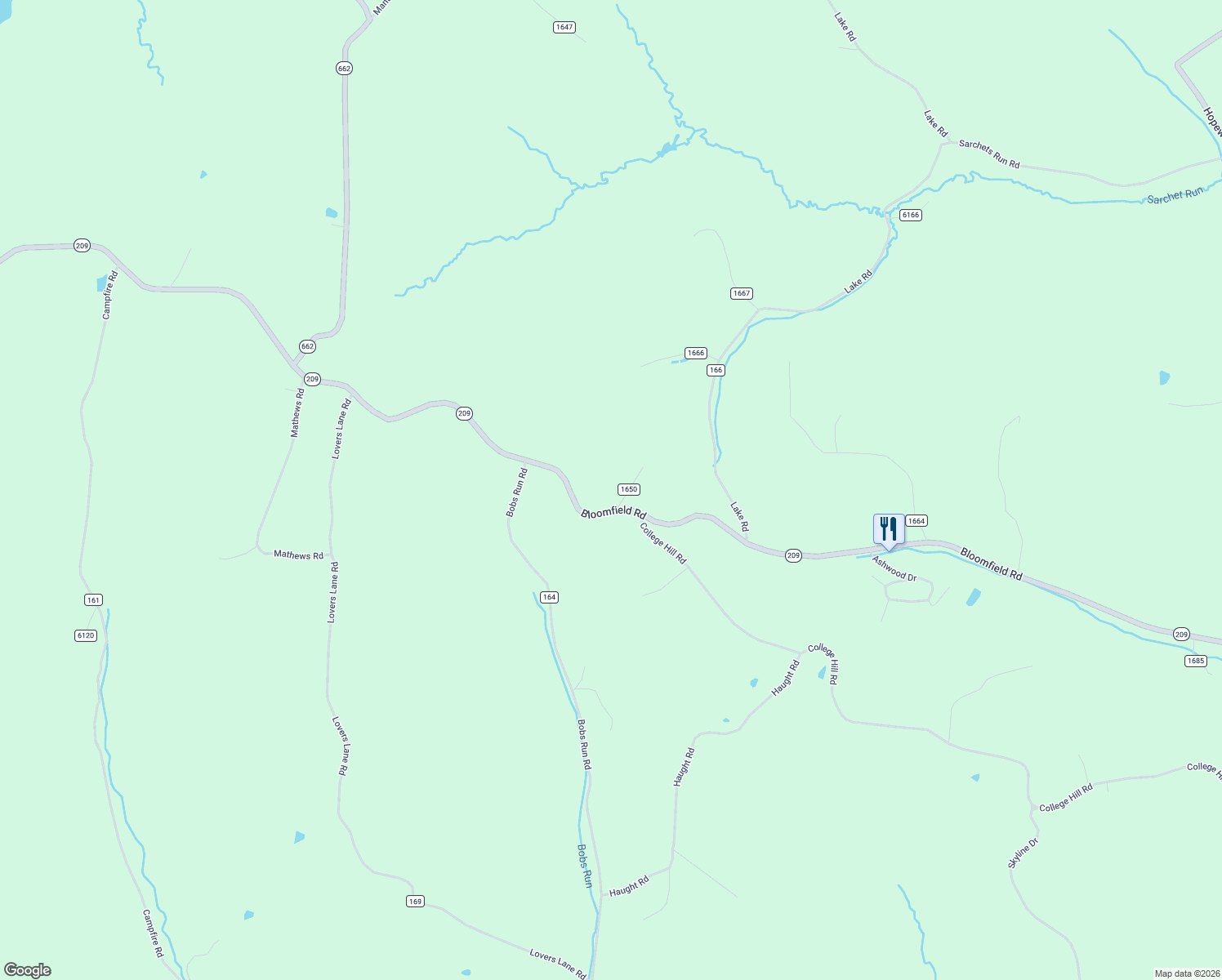 map of restaurants, bars, coffee shops, grocery stores, and more near 3701 Bloomfield Road in Cambridge