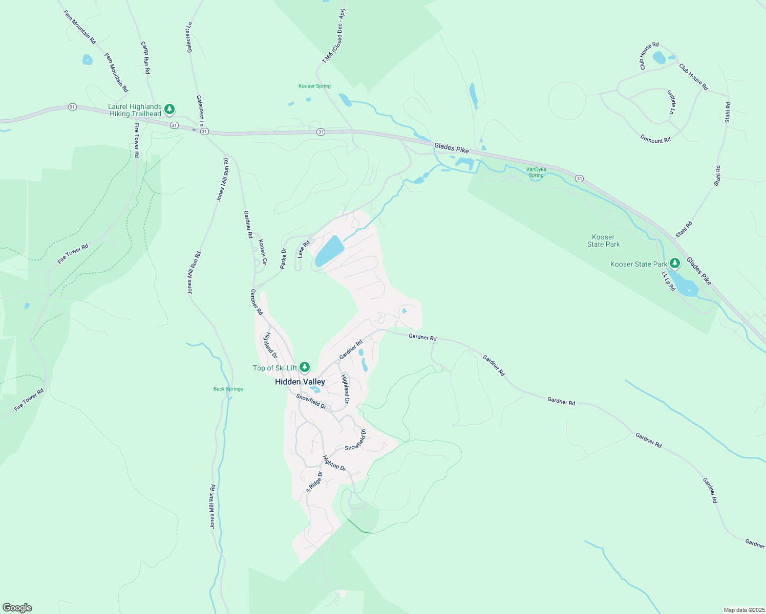 map of restaurants, bars, coffee shops, grocery stores, and more near 5315 Summit Drive in Somerset