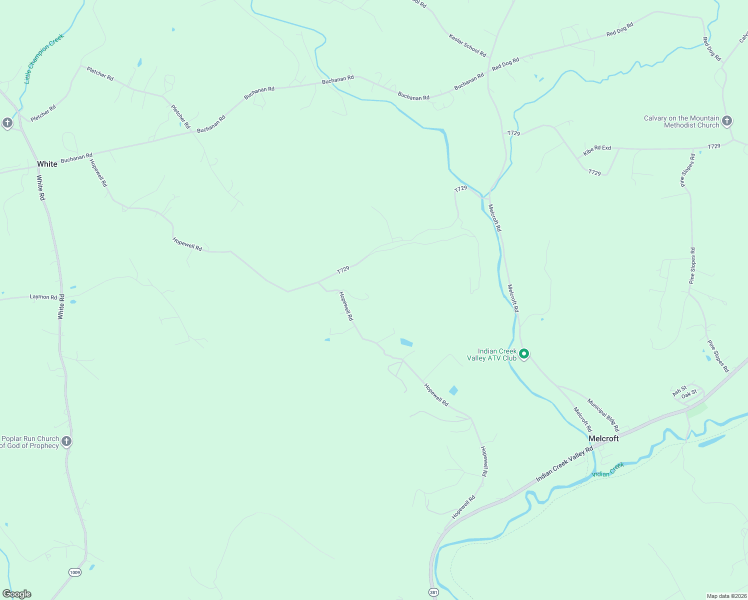 map of restaurants, bars, coffee shops, grocery stores, and more near 399 Hopewell Road in White