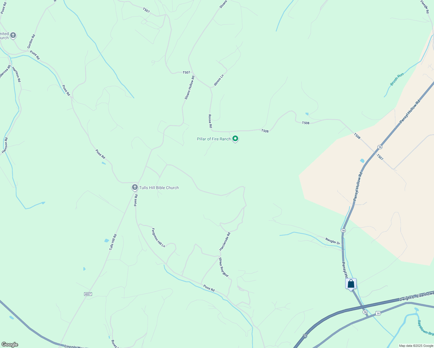 map of restaurants, bars, coffee shops, grocery stores, and more near 265 Peacock Lane in Bedford