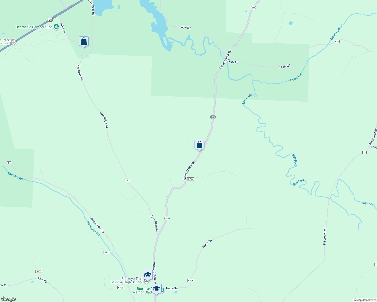 map of restaurants, bars, coffee shops, grocery stores, and more near in Lore City