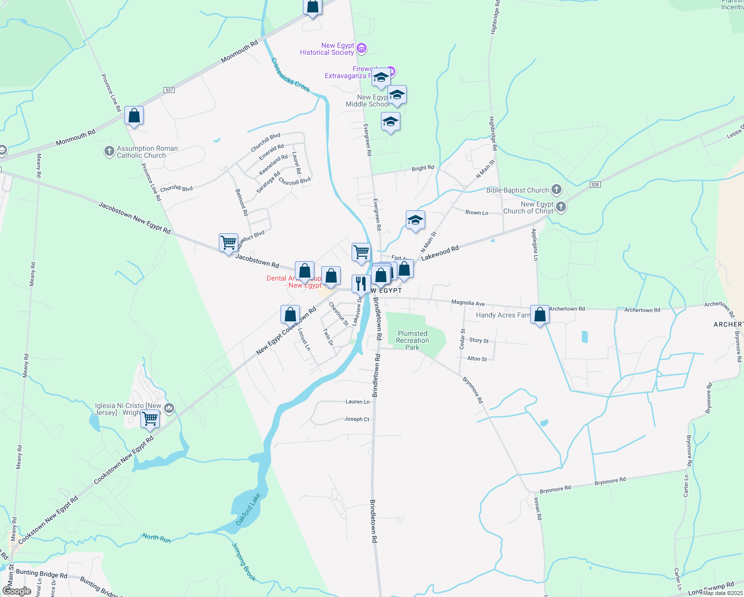 5 Brindletown Road, Plumsted Township NJ Walk Score