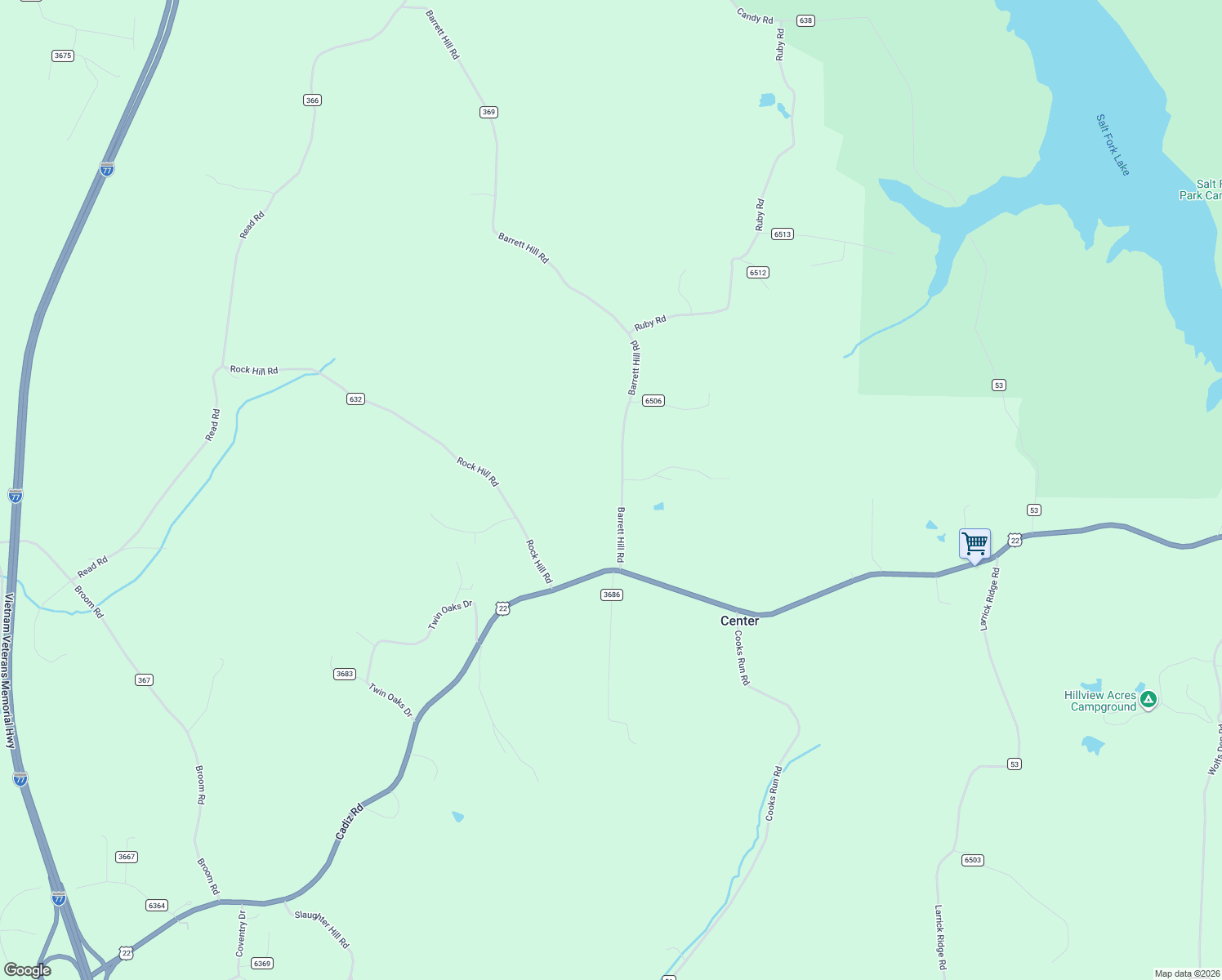 map of restaurants, bars, coffee shops, grocery stores, and more near 66821 Barrett Hill Road in Cambridge