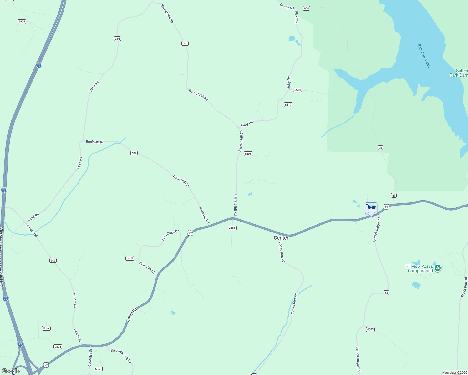 map of restaurants, bars, coffee shops, grocery stores, and more near 66821 Barrett Hill Road in Cambridge