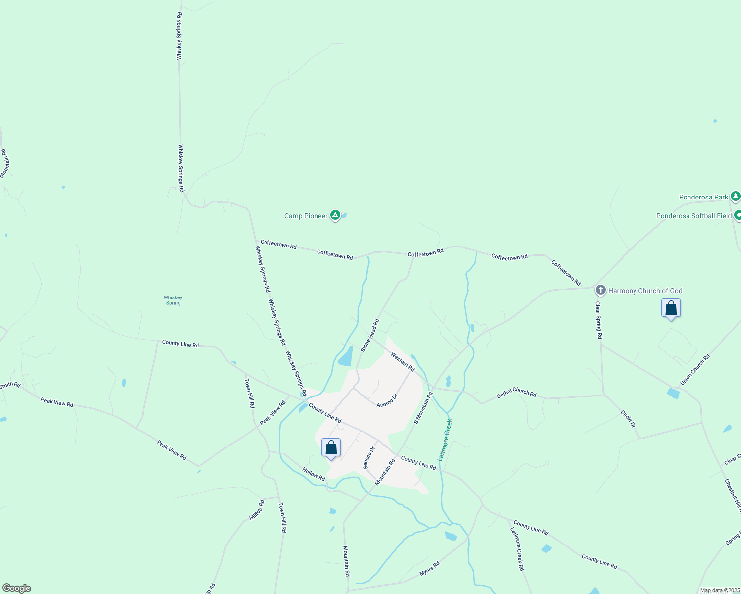 map of restaurants, bars, coffee shops, grocery stores, and more near 221 Stone Head Rd in Dillsburg