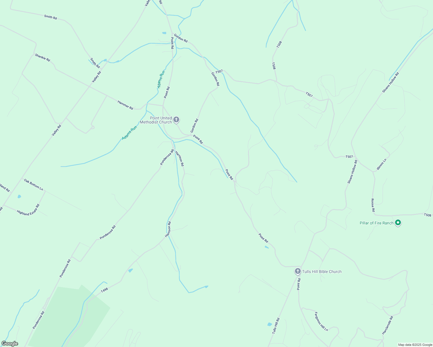 map of restaurants, bars, coffee shops, grocery stores, and more near 1571 Point Road in Bedford