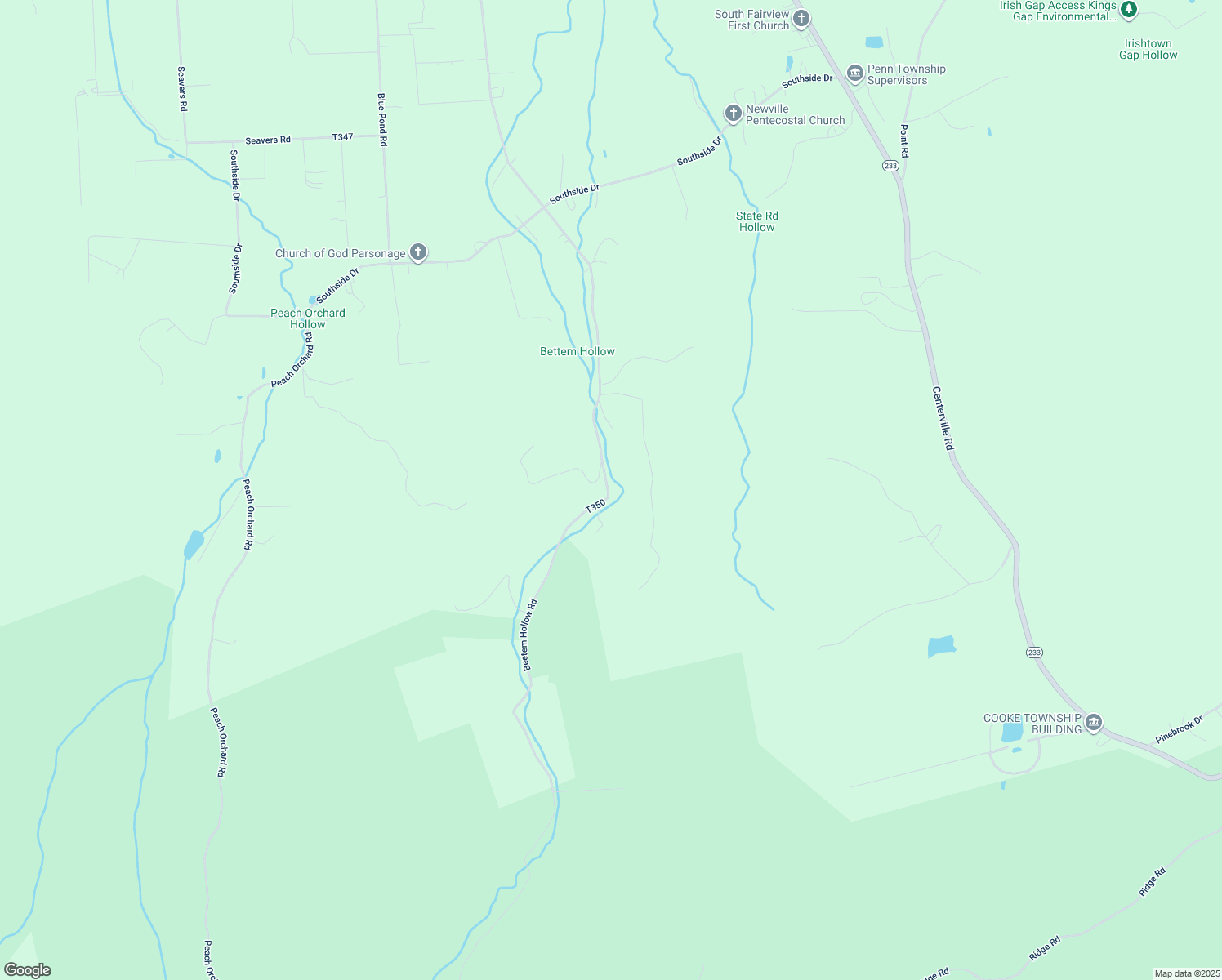 map of restaurants, bars, coffee shops, grocery stores, and more near 191 Beetem Hollow Rd in Newville