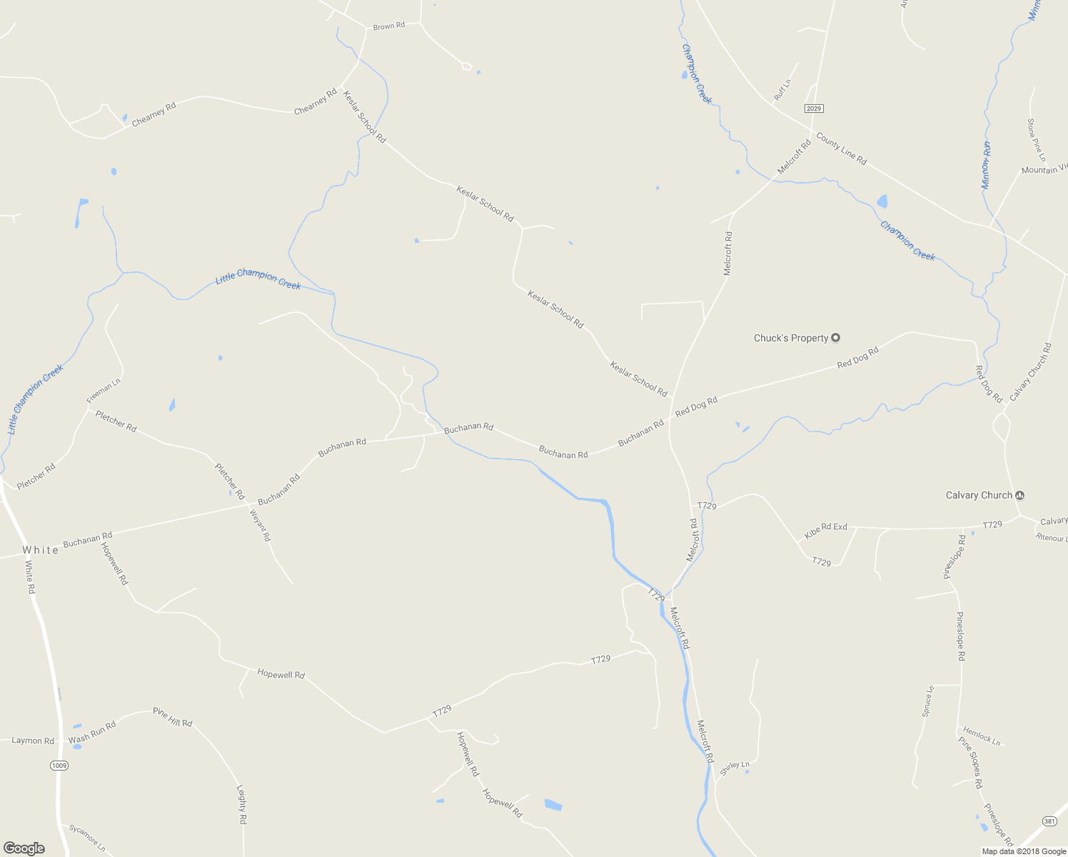 map of restaurants, bars, coffee shops, grocery stores, and more near 1196 Buchanan Road in White