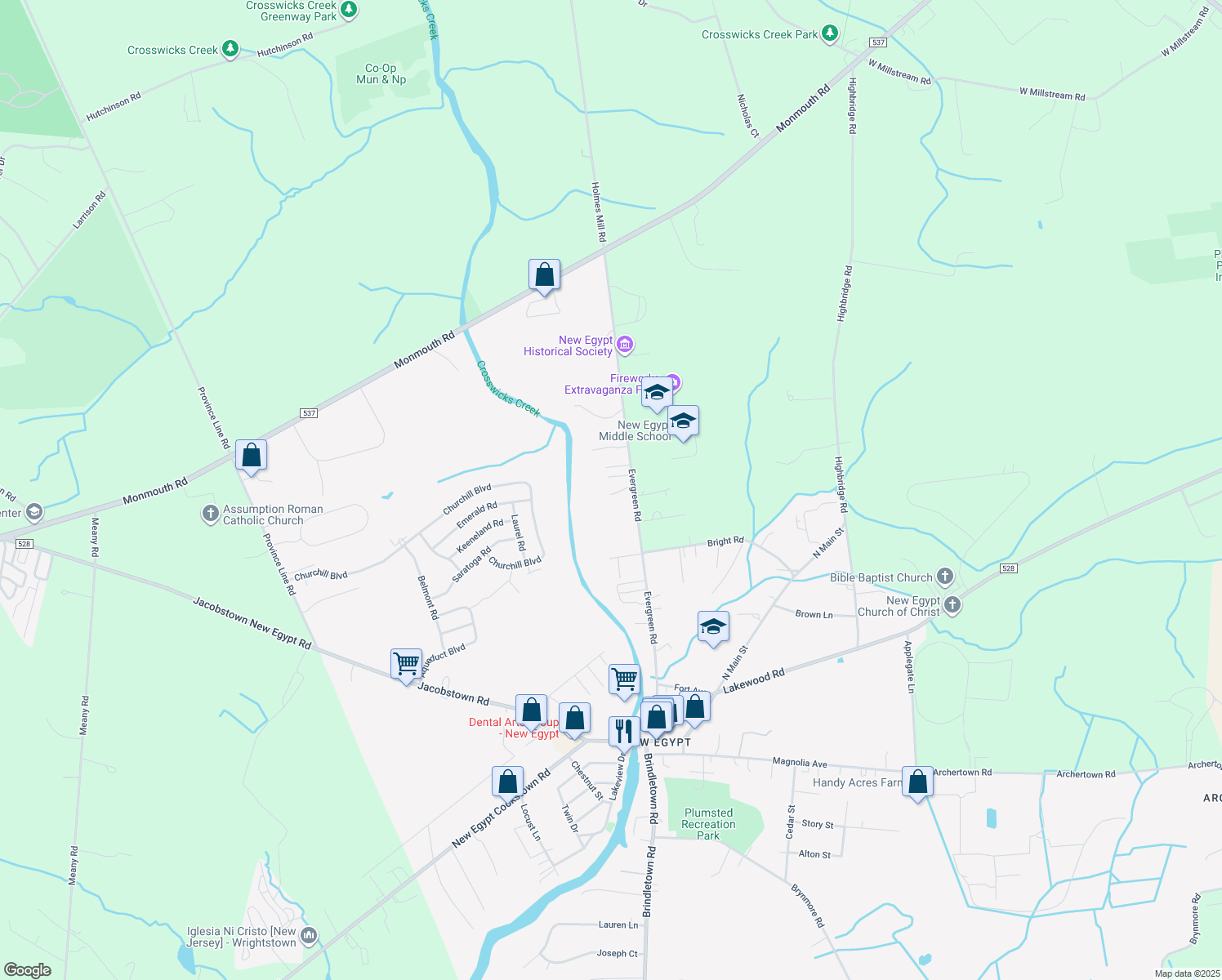 110 New Egypt Allentown Road, Plumsted Township NJ Walk Score