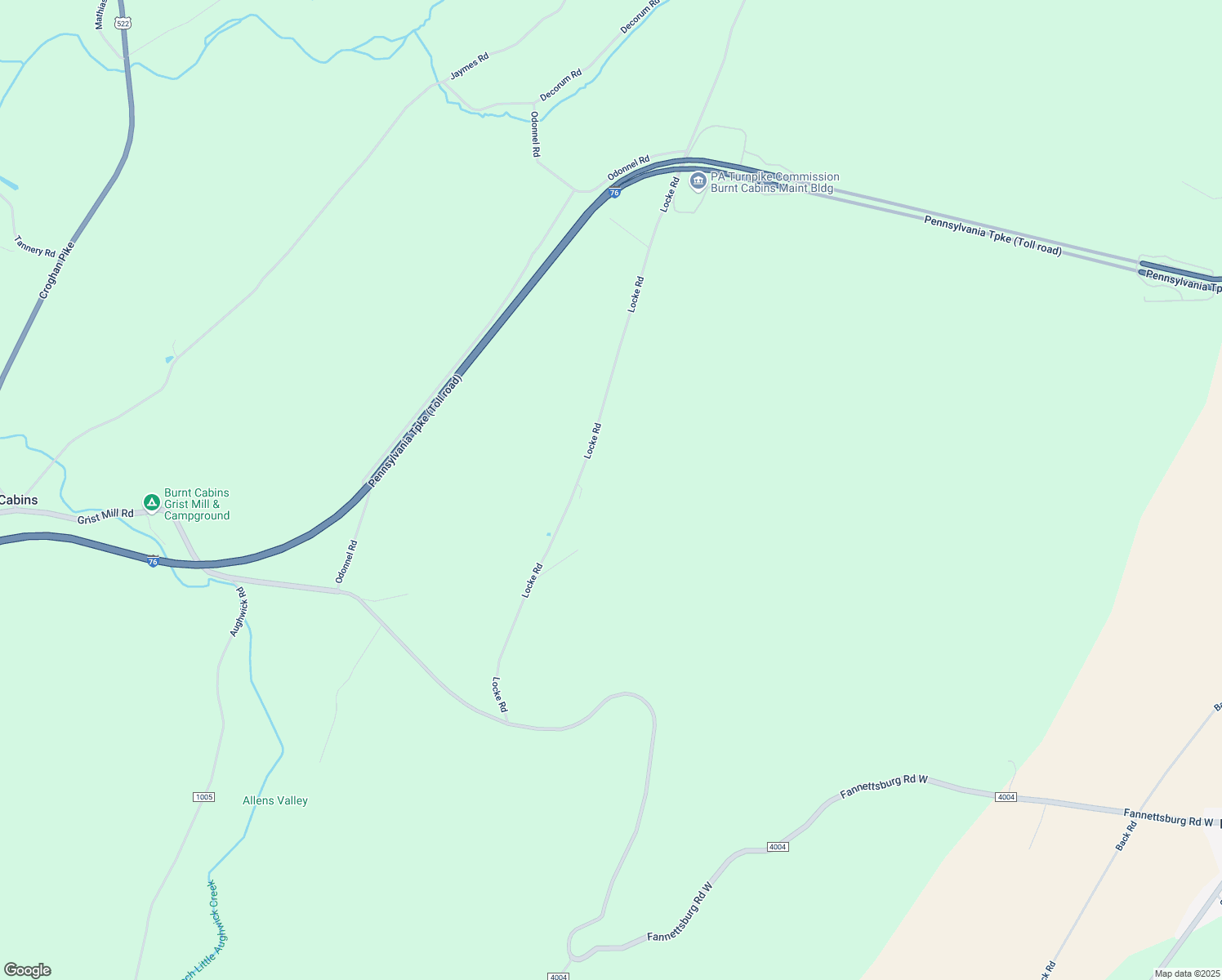 map of restaurants, bars, coffee shops, grocery stores, and more near 24853 Boogerville Drive in Shade Gap