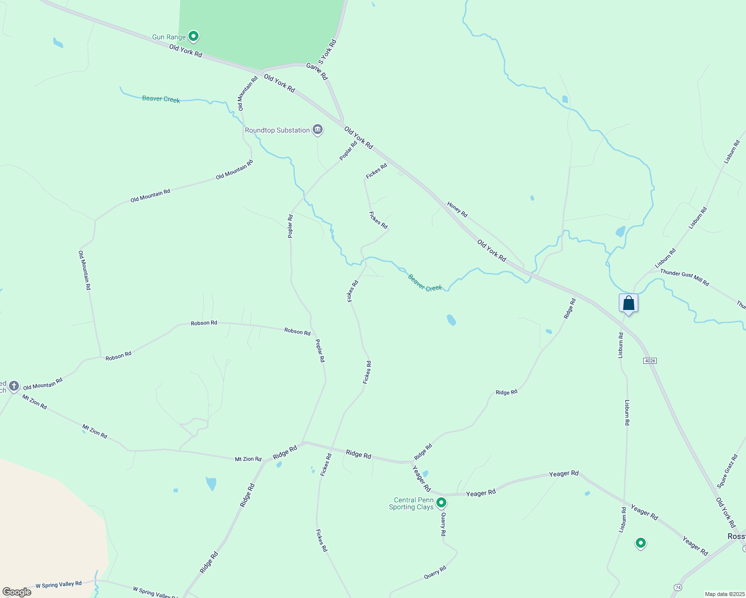 map of restaurants, bars, coffee shops, grocery stores, and more near 440 Fickes Rd in Dillsburg