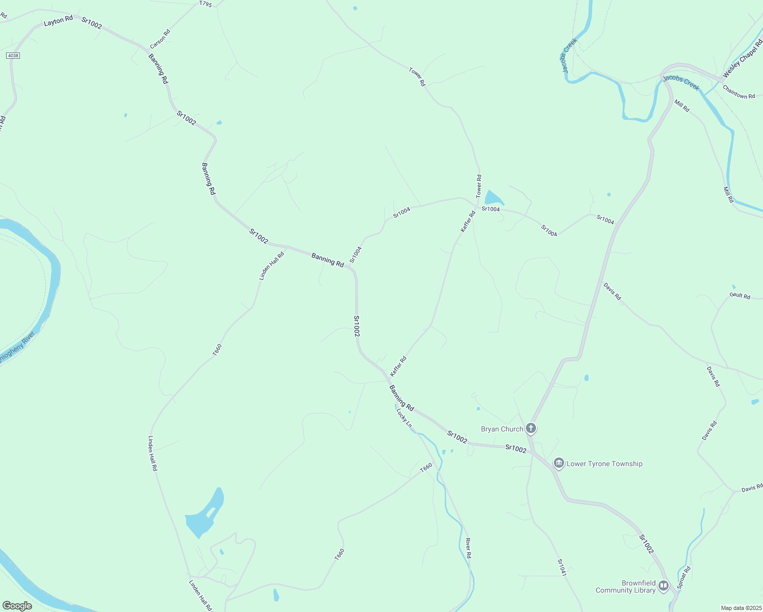 map of restaurants, bars, coffee shops, grocery stores, and more near in Fayette County