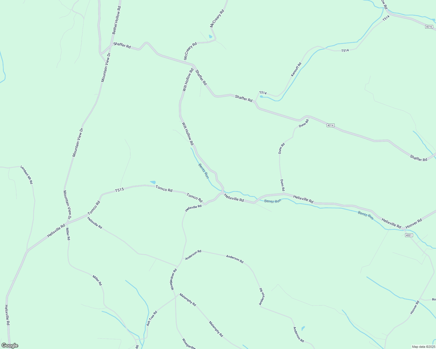 map of restaurants, bars, coffee shops, grocery stores, and more near 471-571 Wilt Hollow Road in Schellsburg