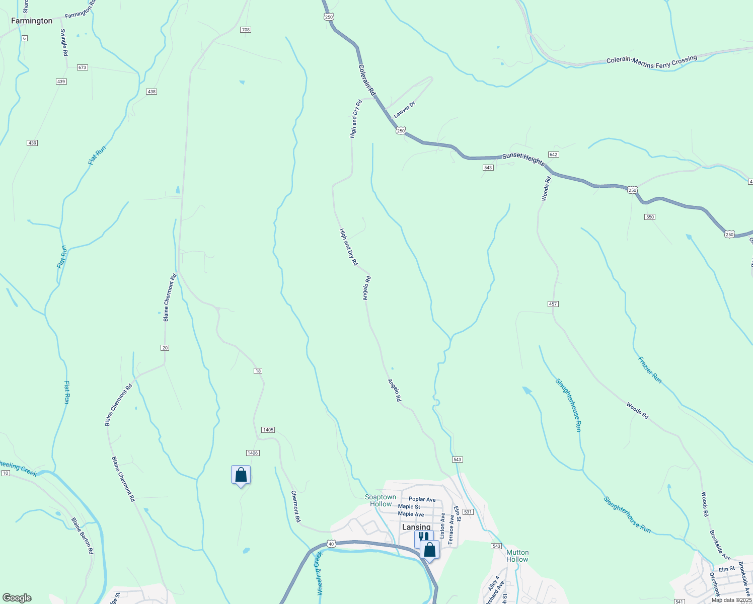 map of restaurants, bars, coffee shops, grocery stores, and more near in Bridgeport
