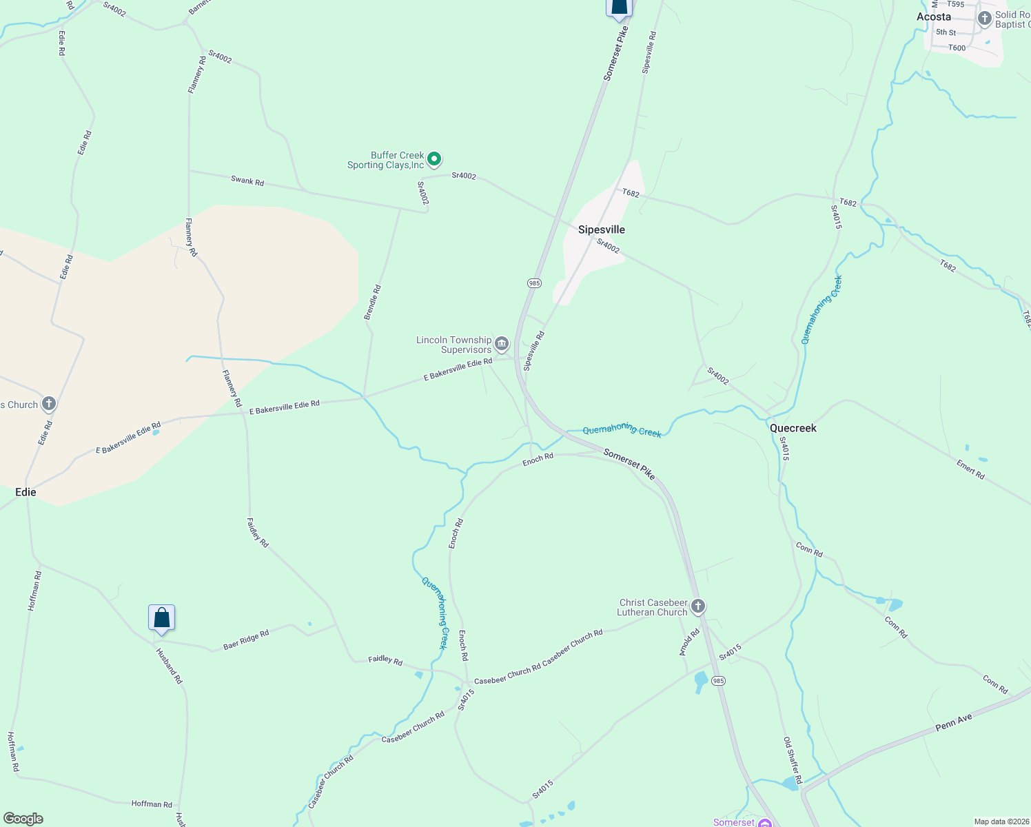 map of restaurants, bars, coffee shops, grocery stores, and more near 141 Link Road in Somerset