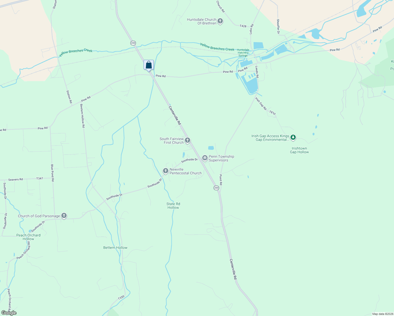 map of restaurants, bars, coffee shops, grocery stores, and more near 1228 Centerville Road in Newville
