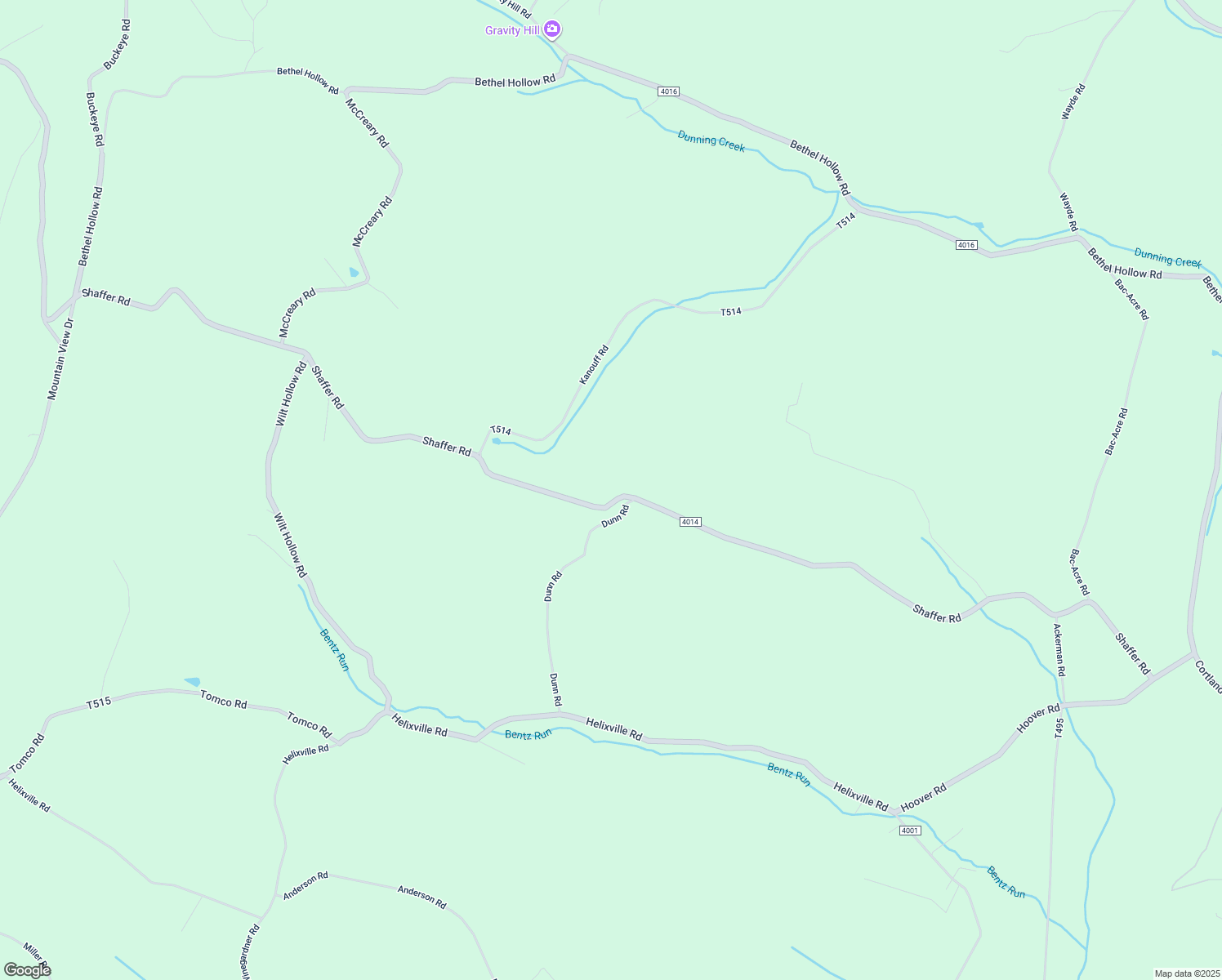map of restaurants, bars, coffee shops, grocery stores, and more near 1543 Shaffer Road in New Paris