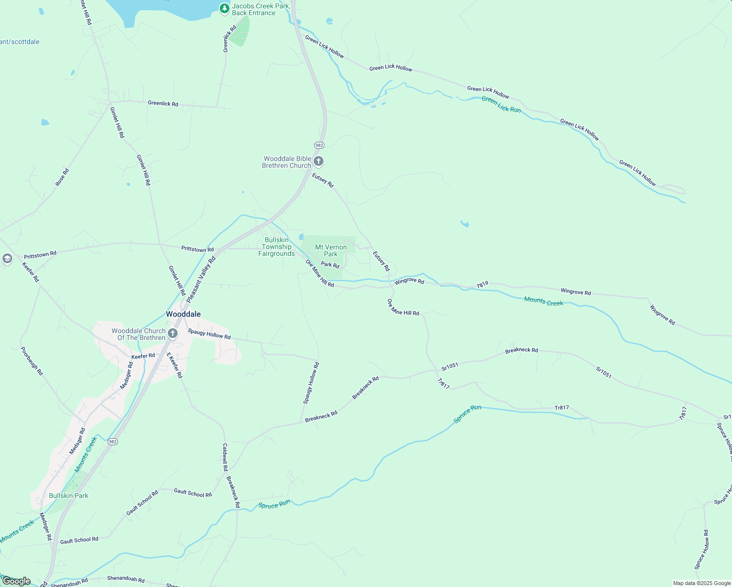 map of restaurants, bars, coffee shops, grocery stores, and more near 247 Ore Mine Hill Road in Scottdale
