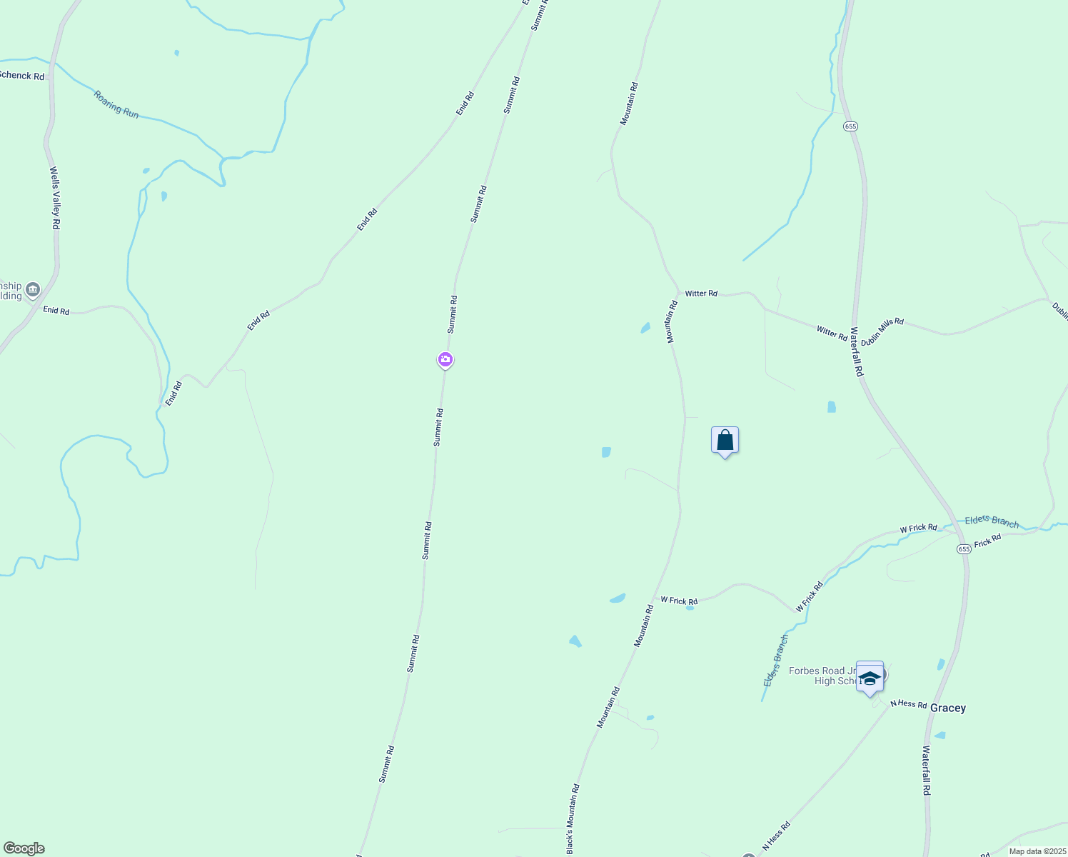 map of restaurants, bars, coffee shops, grocery stores, and more near 158 Hollow Road in Waterfall