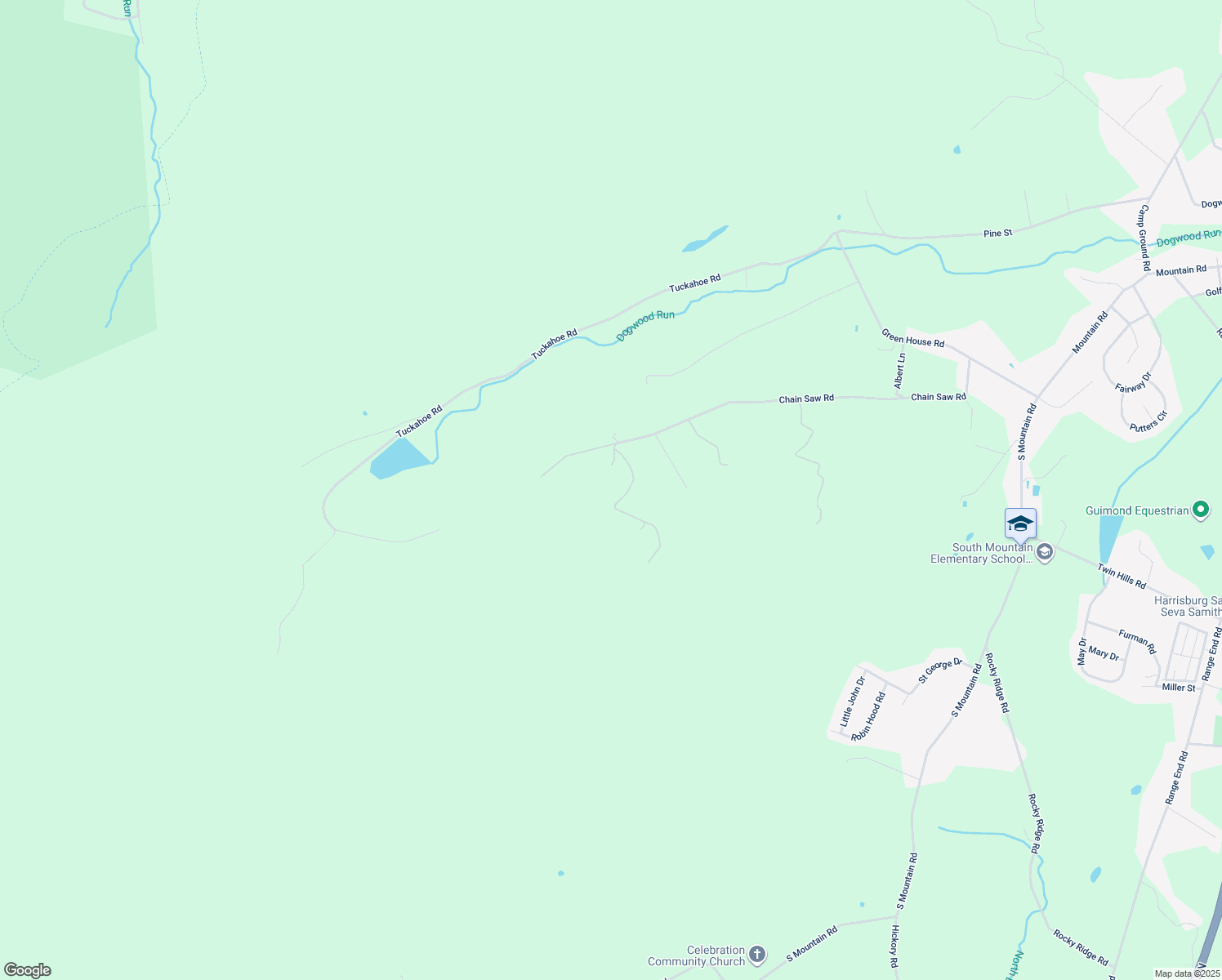 map of restaurants, bars, coffee shops, grocery stores, and more near 201 Chain Saw Road in Dillsburg