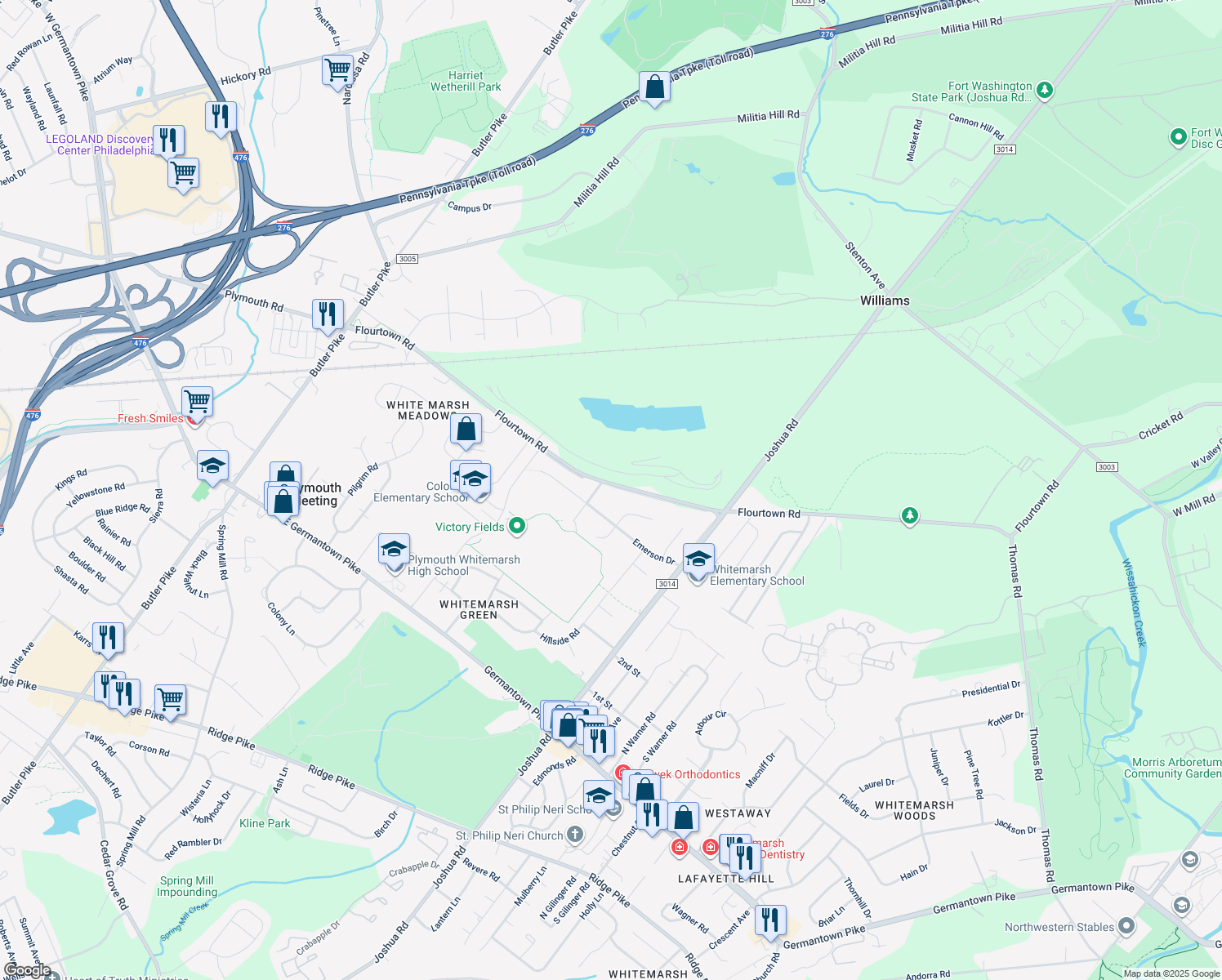 302 Flourtown Road, Lafayette Hill PA Walk Score