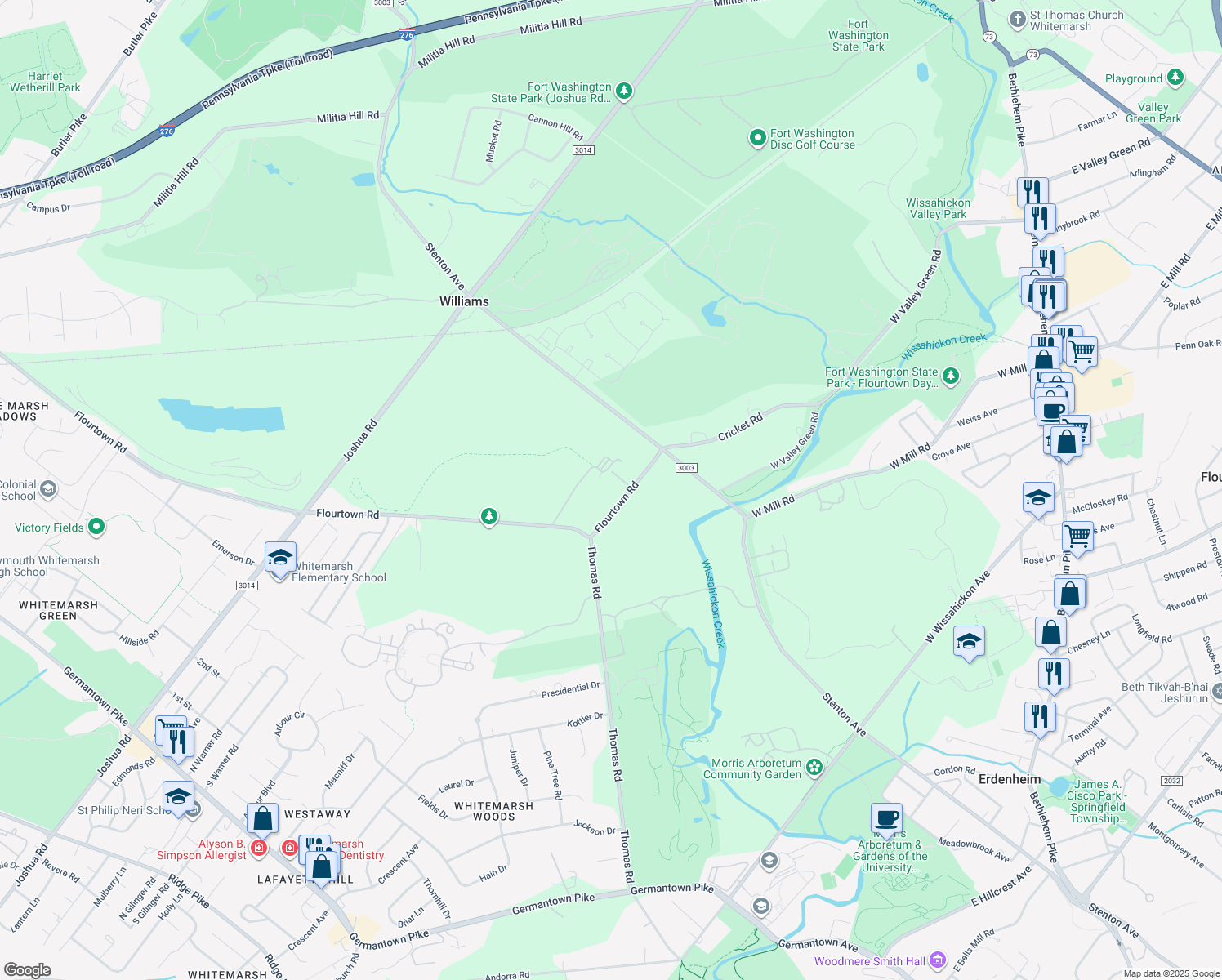 5051 Flourtown Road, Lafayette Hill PA Walk Score