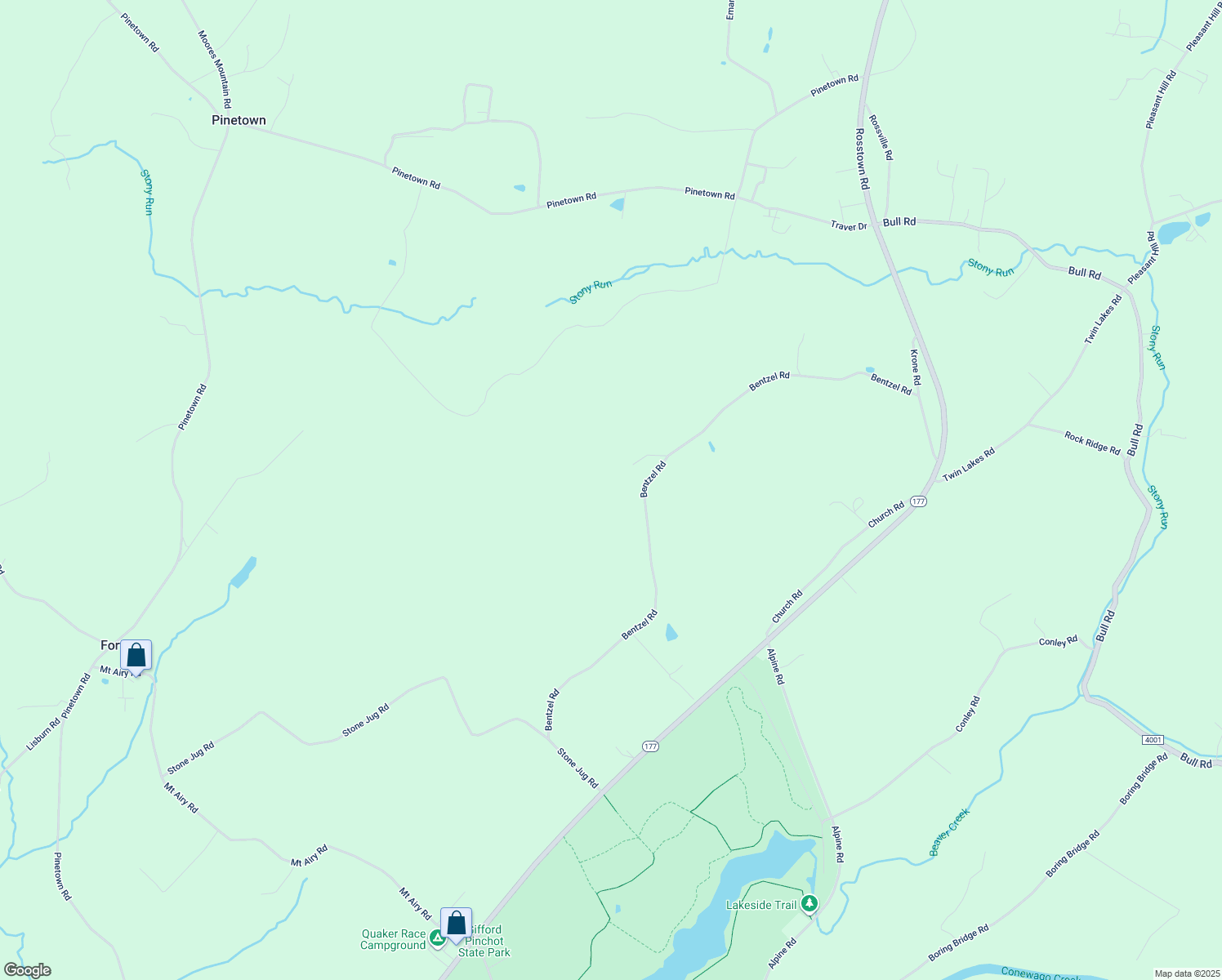 map of restaurants, bars, coffee shops, grocery stores, and more near 441 Bentzel Rd in Lewisberry