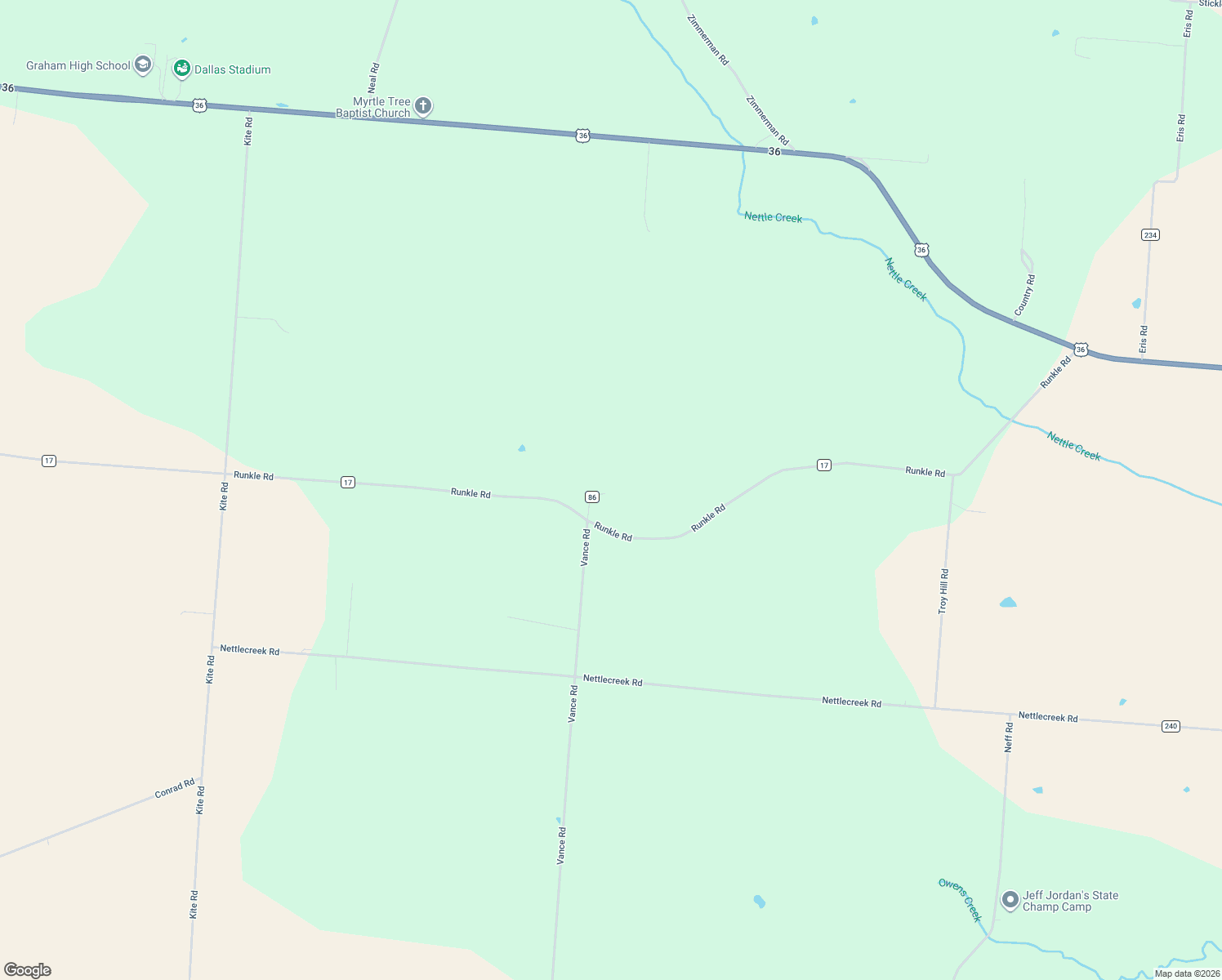 map of restaurants, bars, coffee shops, grocery stores, and more near 6500 Runkle Road in Saint Paris