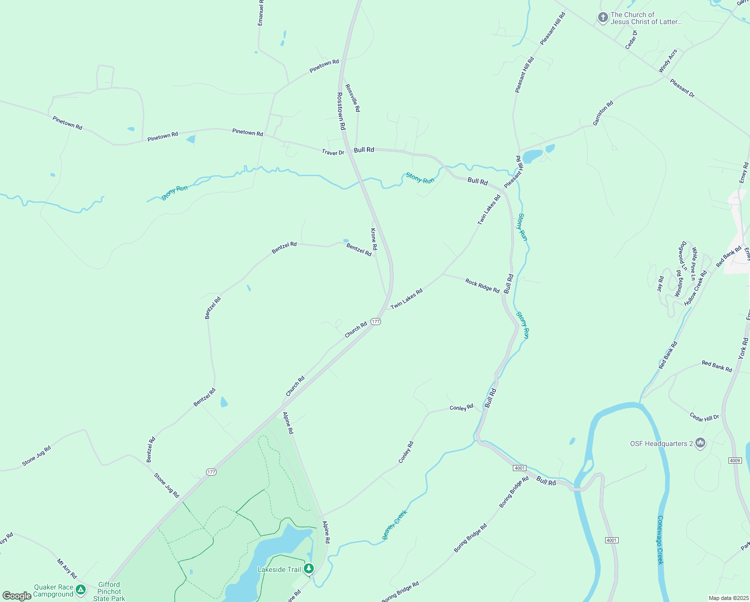 map of restaurants, bars, coffee shops, grocery stores, and more near 275 Krone Road in Lewisberry