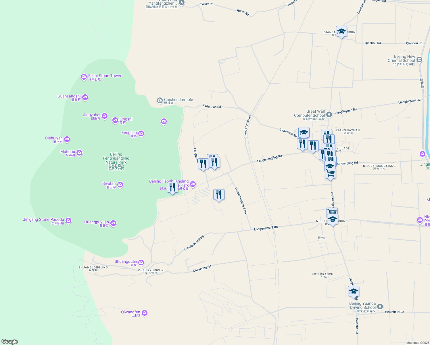 map of restaurants, bars, coffee shops, grocery stores, and more near in 