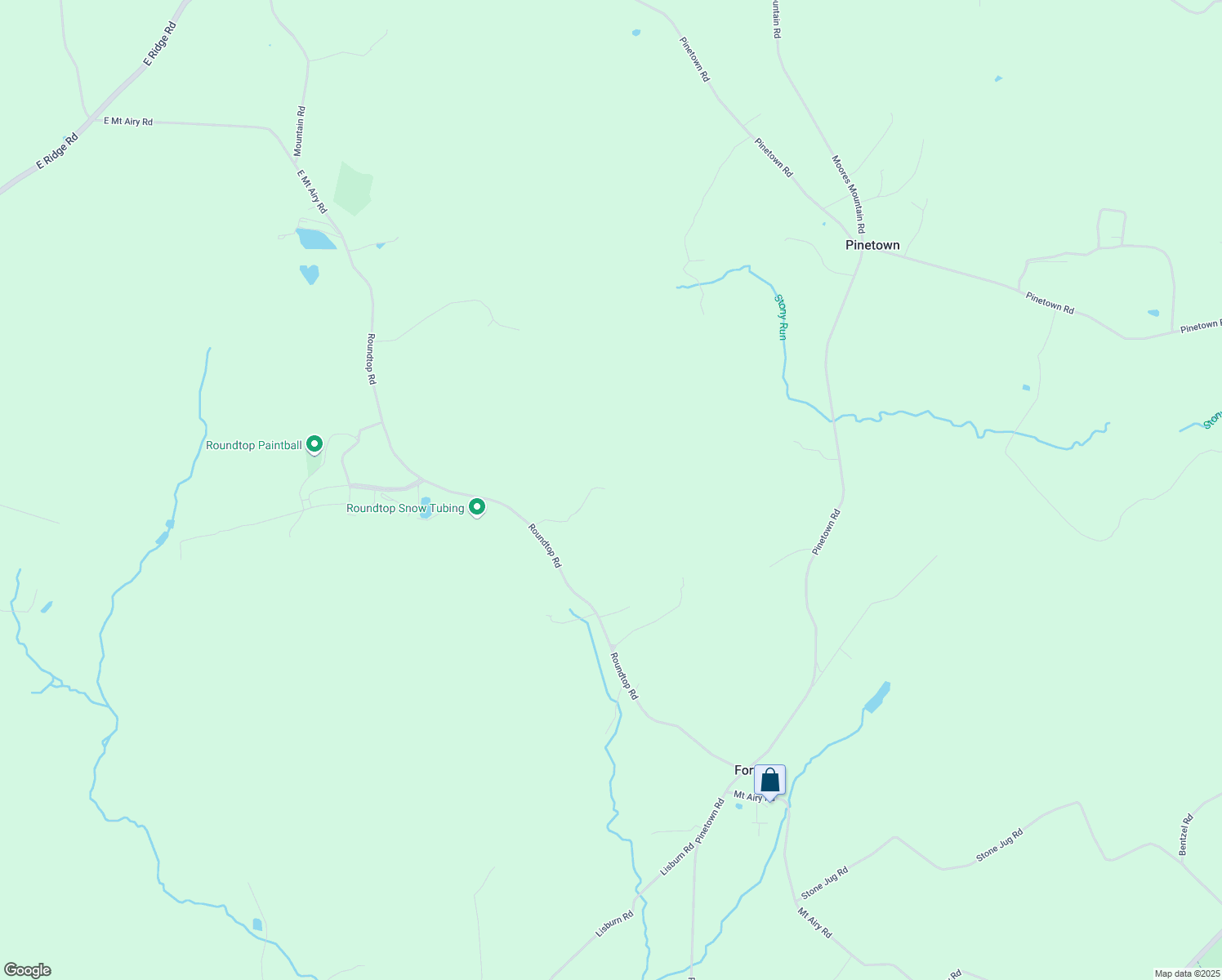 map of restaurants, bars, coffee shops, grocery stores, and more near 1200 Roundtop Road in Lewisberry