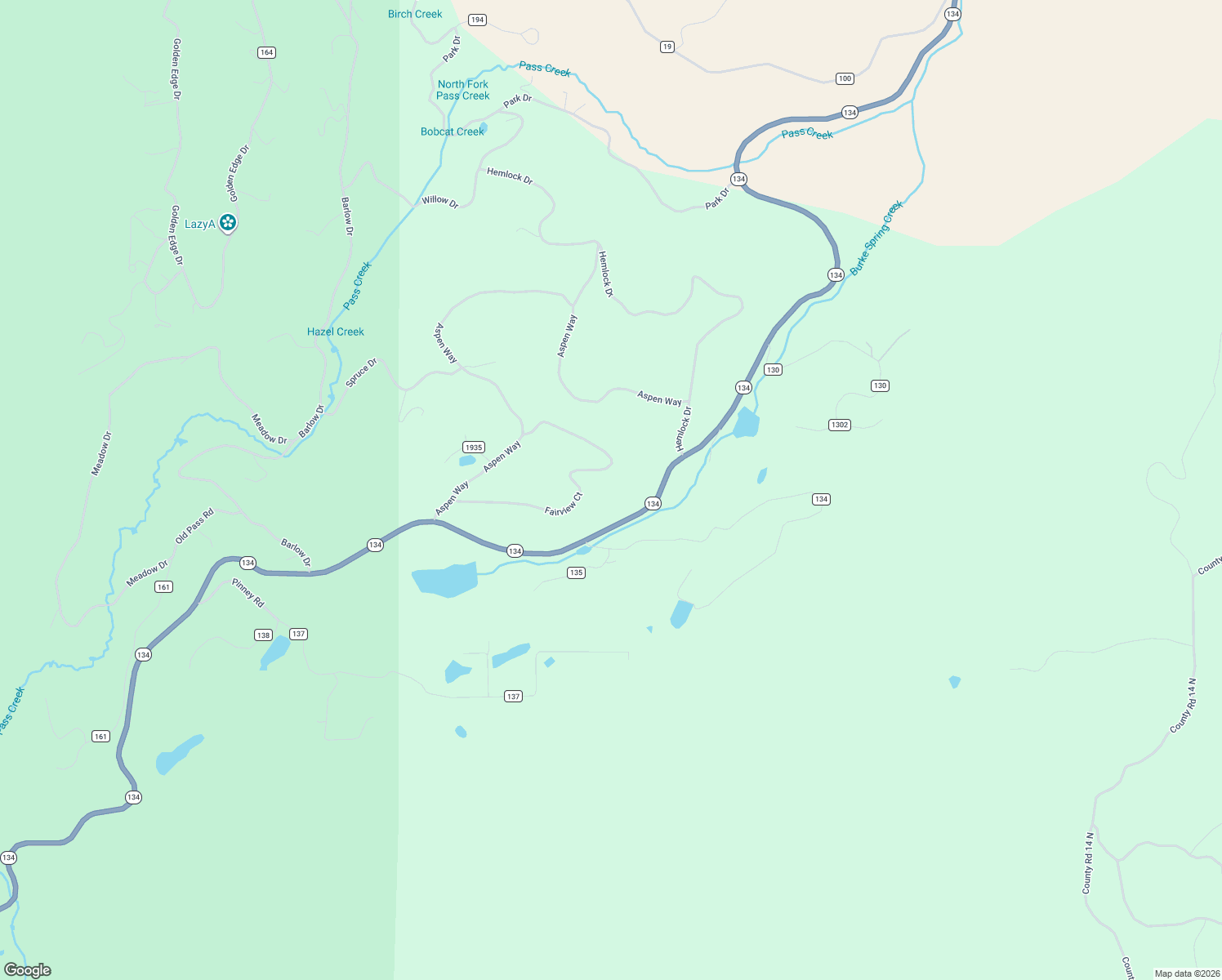 map of restaurants, bars, coffee shops, grocery stores, and more near 484 County Road 1931 in Kremmling